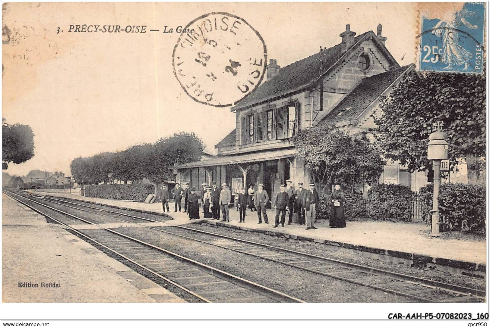 CAR-AAHP5-60-0464 - PRECY-SUR-OISE - La Gare - Other & Unclassified