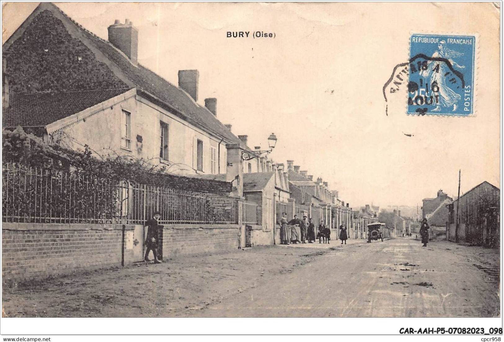 CAR-AAHP5-60-0433 - BURY - Une Rue - Autres & Non Classés