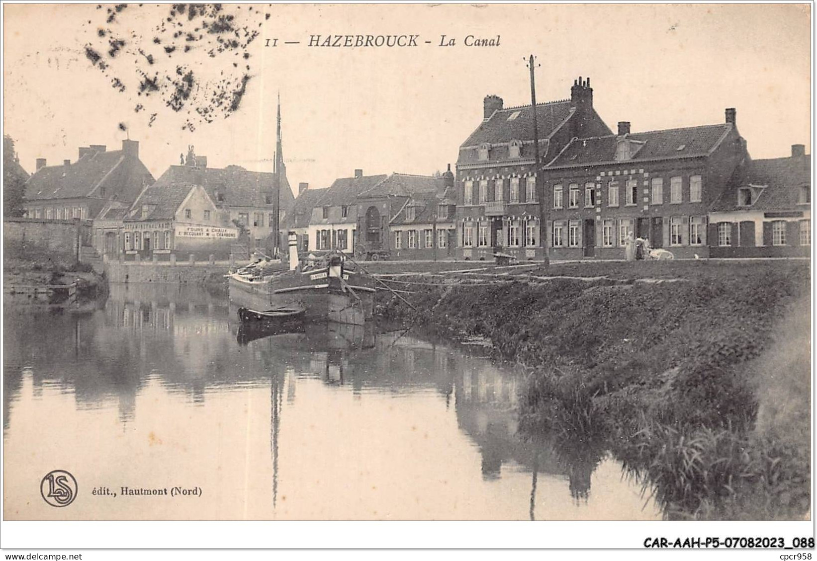 CAR-AAHP5-59-0428 - HAZEBROUCK - Le Canal - Hazebrouck