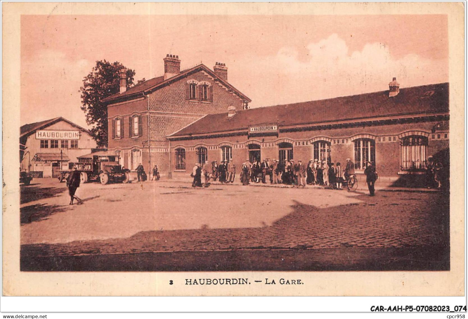 CAR-AAHP5-59-0421 - HAUBOURDIN - La Gare - Haubourdin