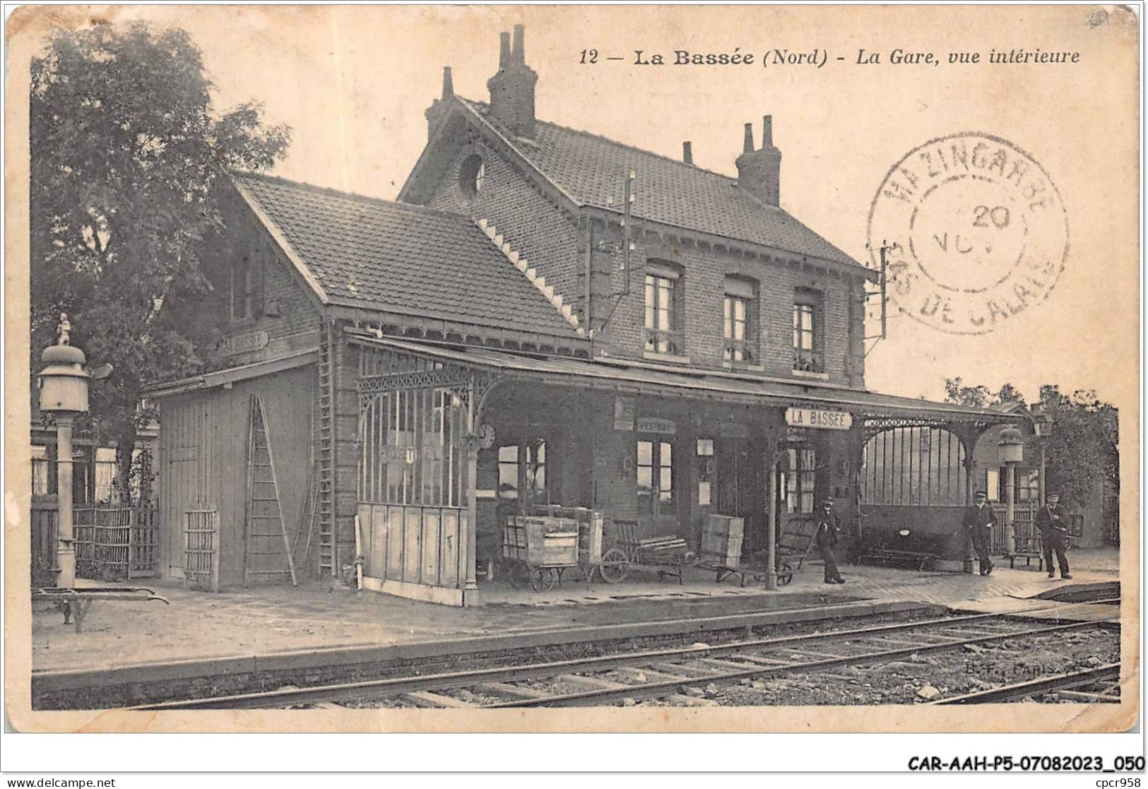 CAR-AAHP5-59-0409 - LA BASSEE - La Gare, Vue Intérieure - Other & Unclassified