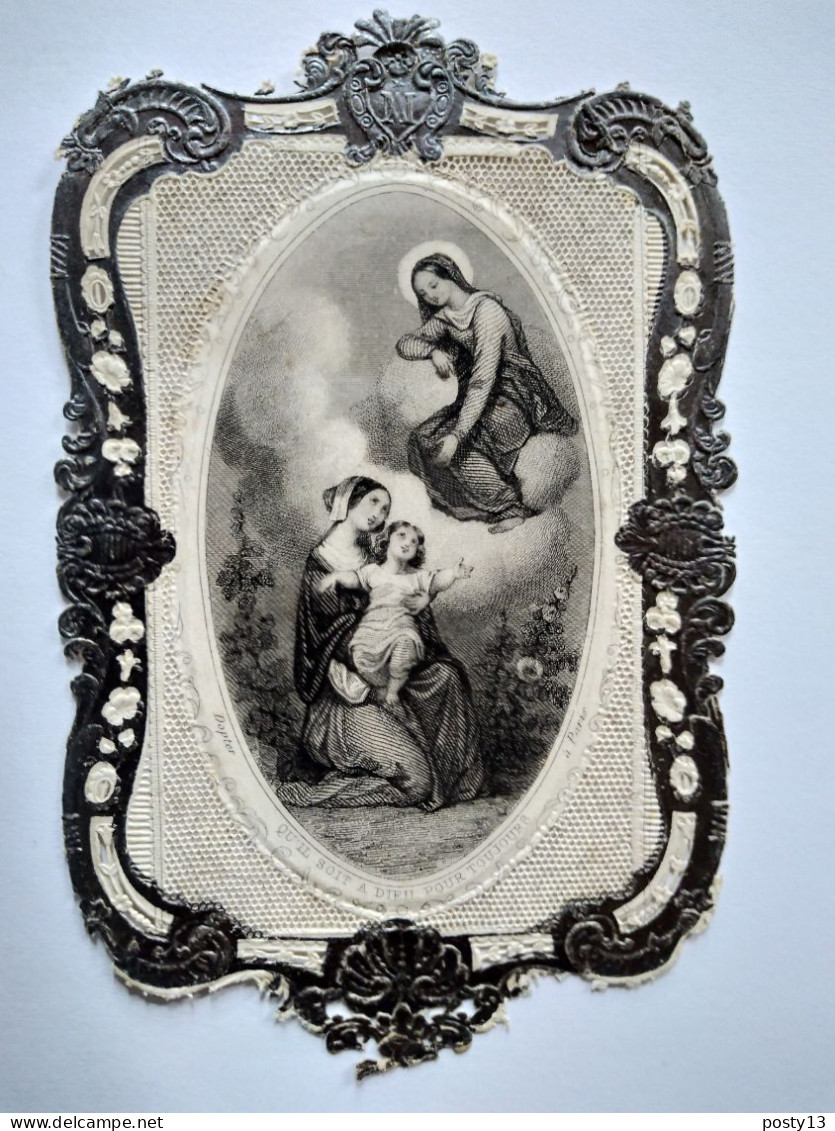 CANIVET Image Religieuse - Grisaille - Ed. Dopter, Paris - BE - Images Religieuses