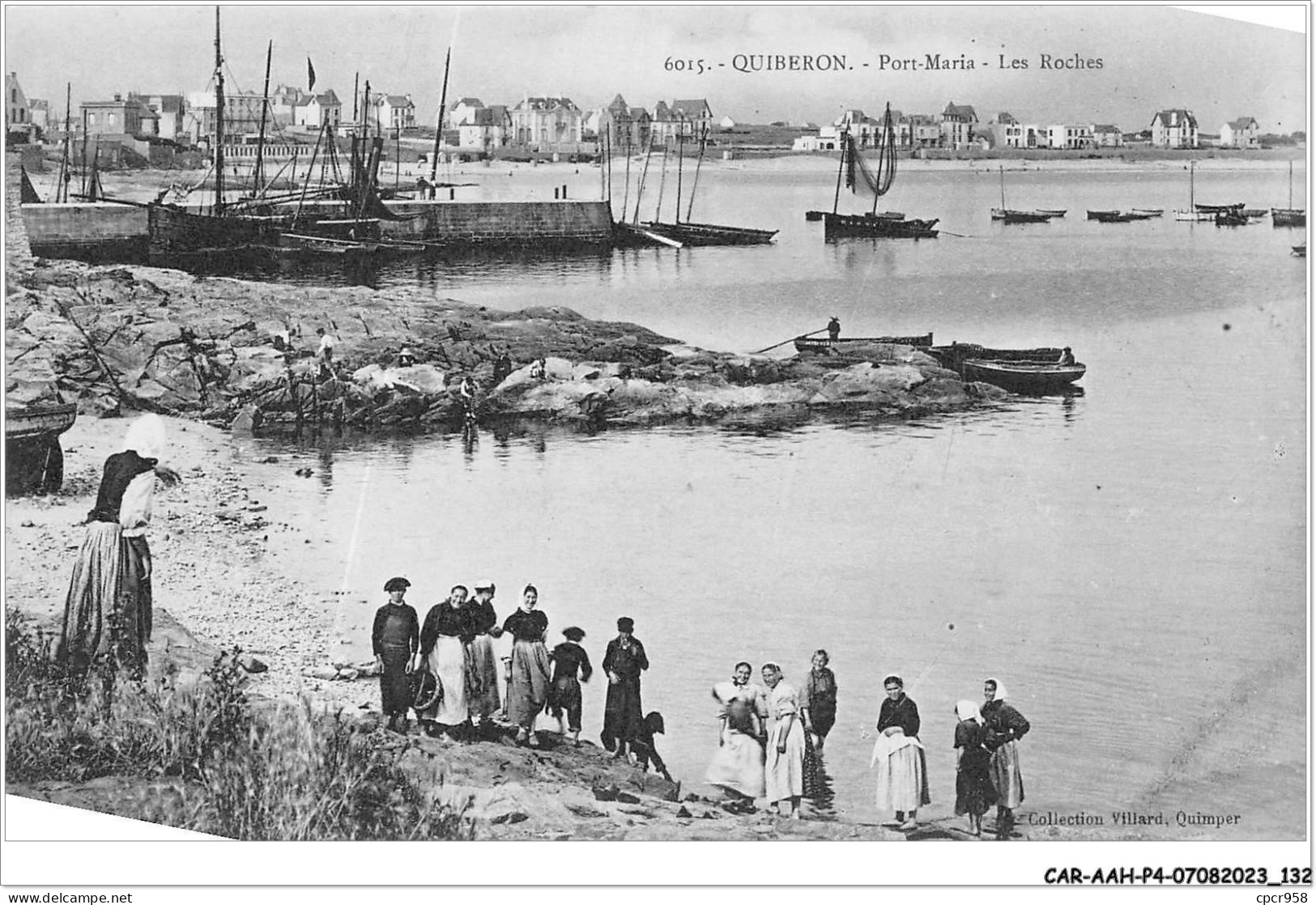 CAR-AAHP4-56-0351 - QUIBERON - Port-maria - Les Roches - Quiberon