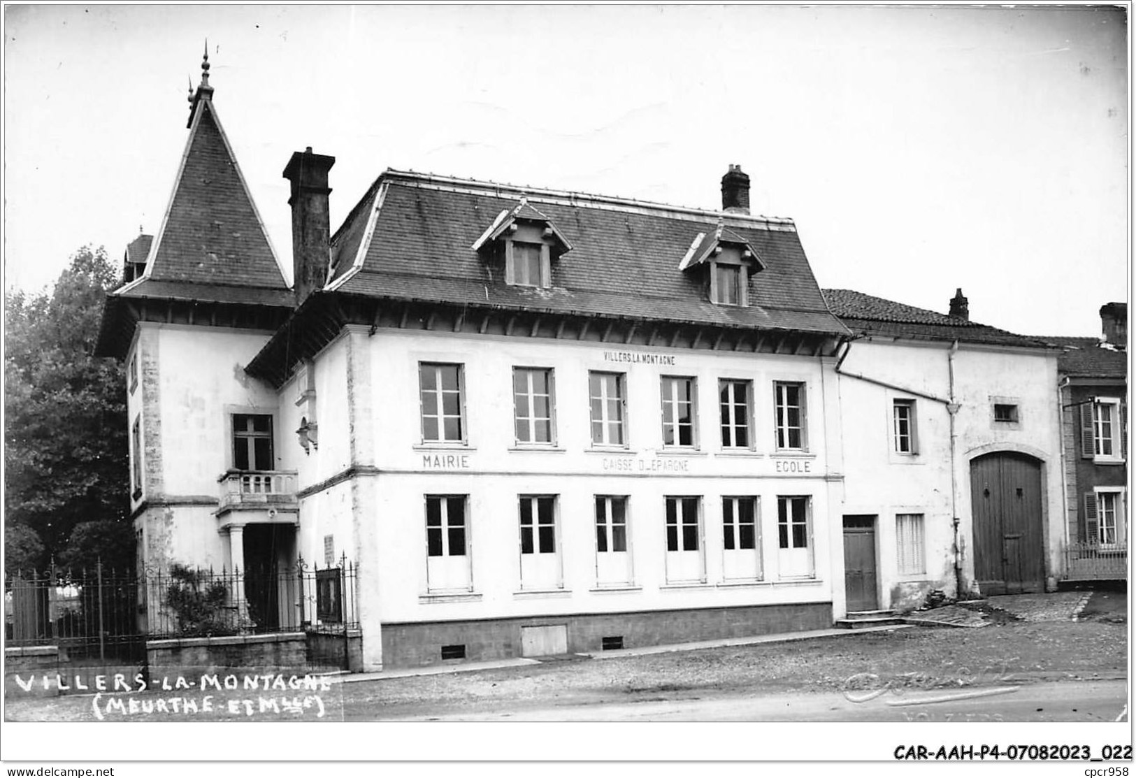 CAR-AAHP4-54-0296 - VILLIERS-LA-MONTAGNE - Mairie - Caisse D'épargne - école - Autres & Non Classés