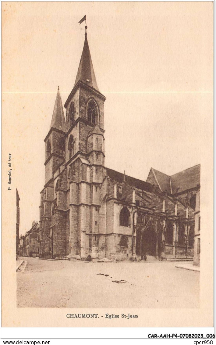 CAR-AAHP4-52-0288 - CHAUMONT - église St-jean - Chaumont