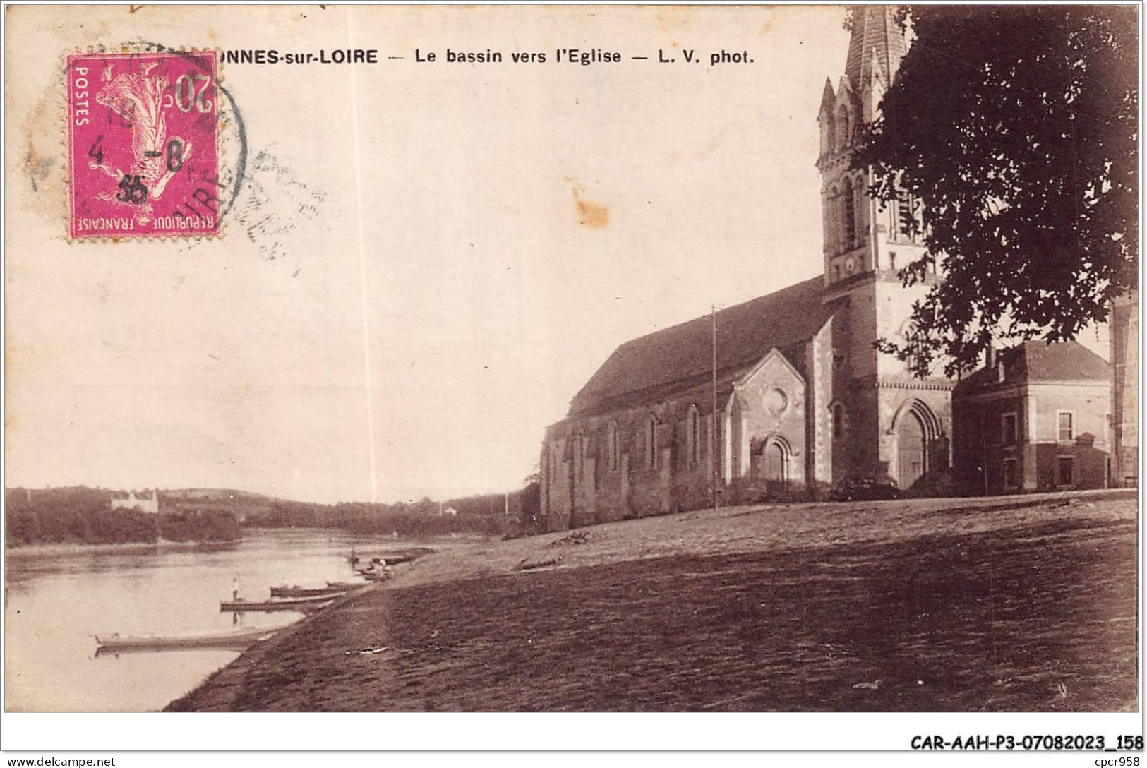CAR-AAHP3-49-0263 - CHALLONNES-SUR-LOIRE - Le Basin Vers L'église  - Chalonnes Sur Loire