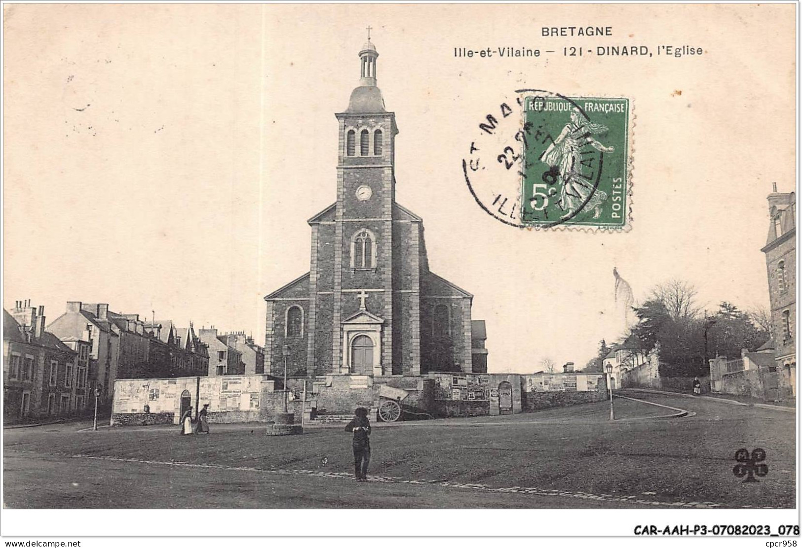 CAR-AAHP3-35-0223 - DINARD - L'église  - Dinard