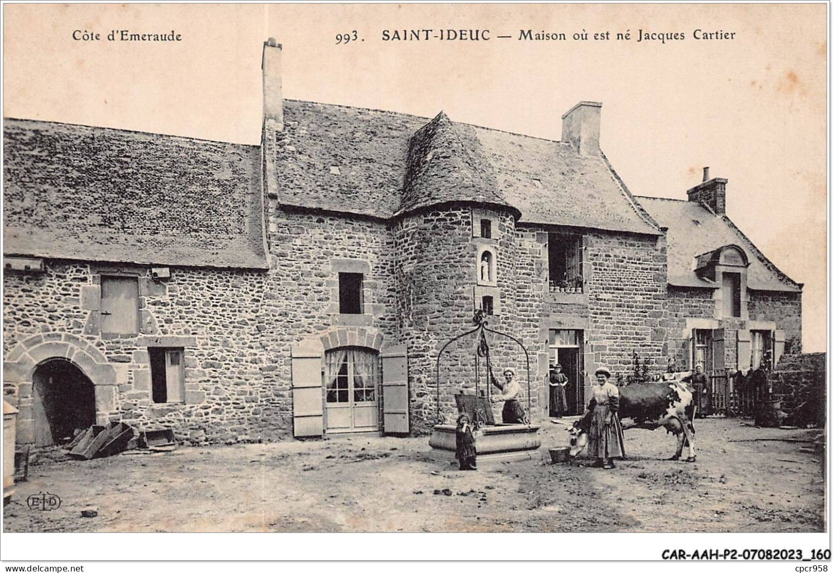 CAR-AAHP2-35-0166 - SAINT-IDEUC - Maison Où Est Né Jacques Cartier - Other & Unclassified