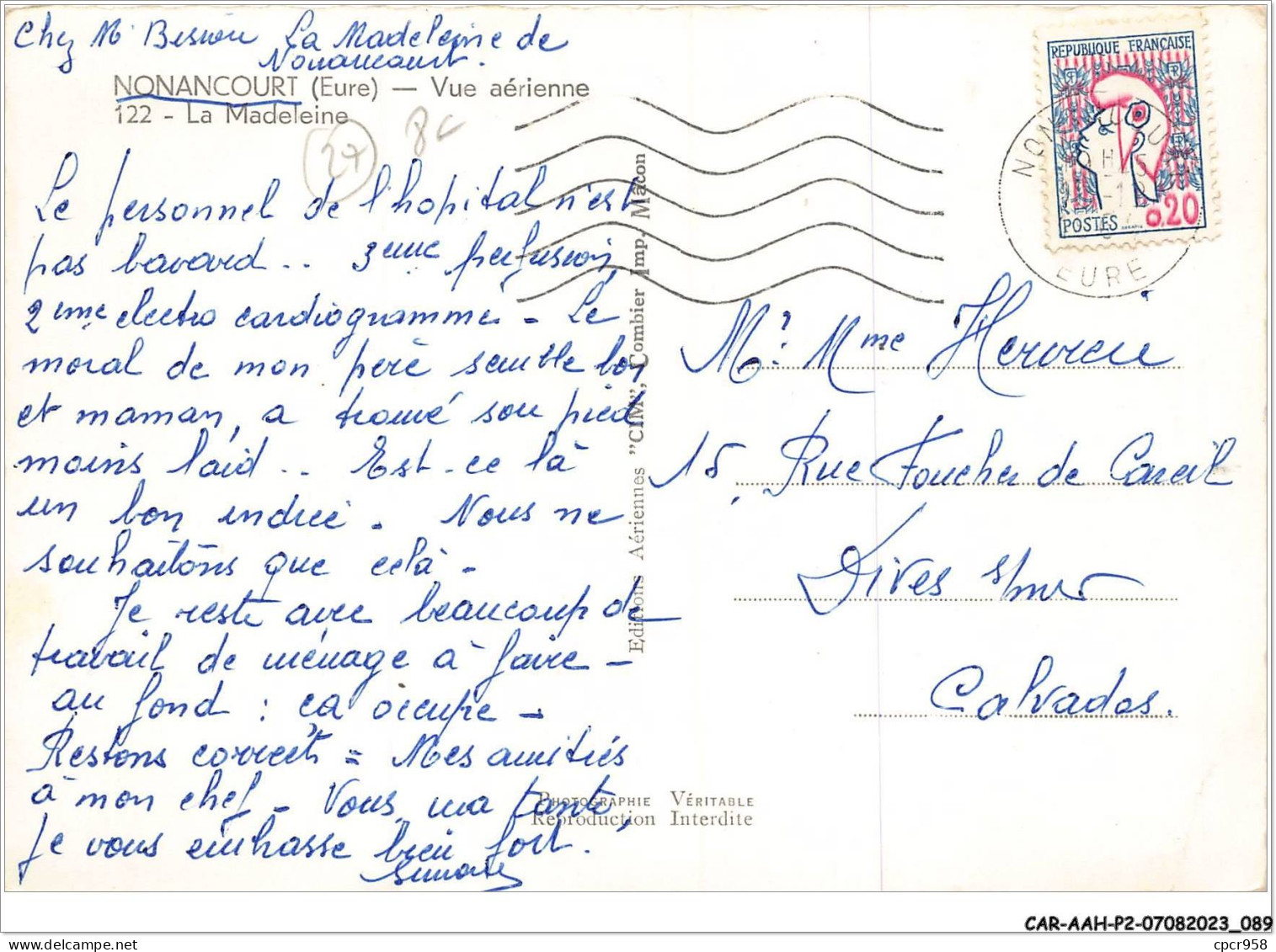 CAR-AAHP2-27-0130 - NONANCOURT - Vue Aérienne - La Madeleine - Other & Unclassified