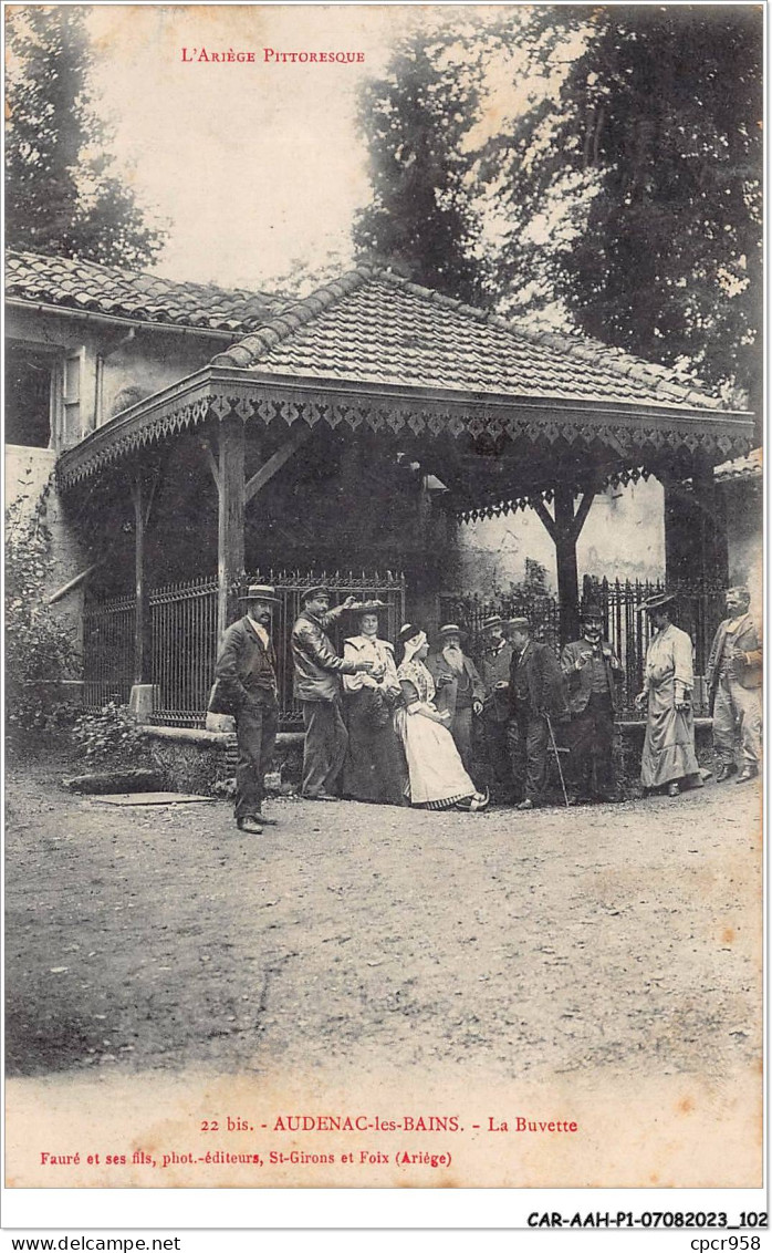 CAR-AAHP1-9-0052 - AUDENAC-LES-BAINS - La Buvette - Autres & Non Classés