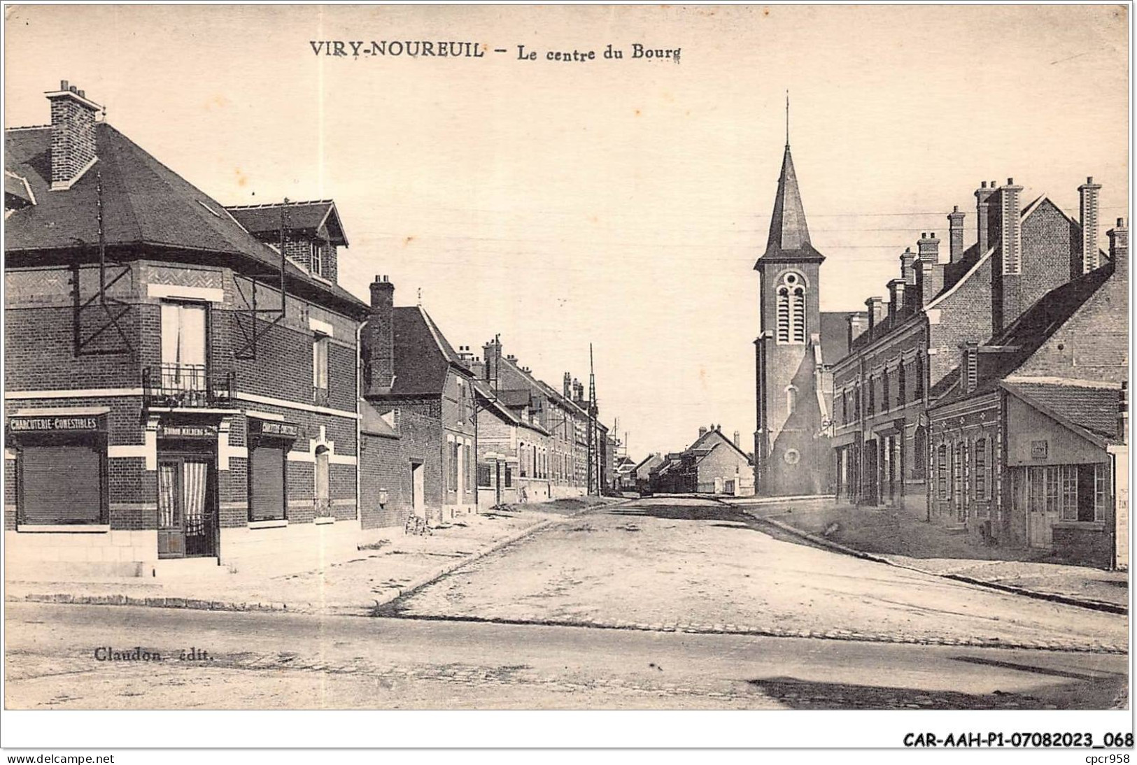 CAR-AAHP1-2-0035 - VIRY-NOUREUIL - Le Centre Du Bourg - Other & Unclassified