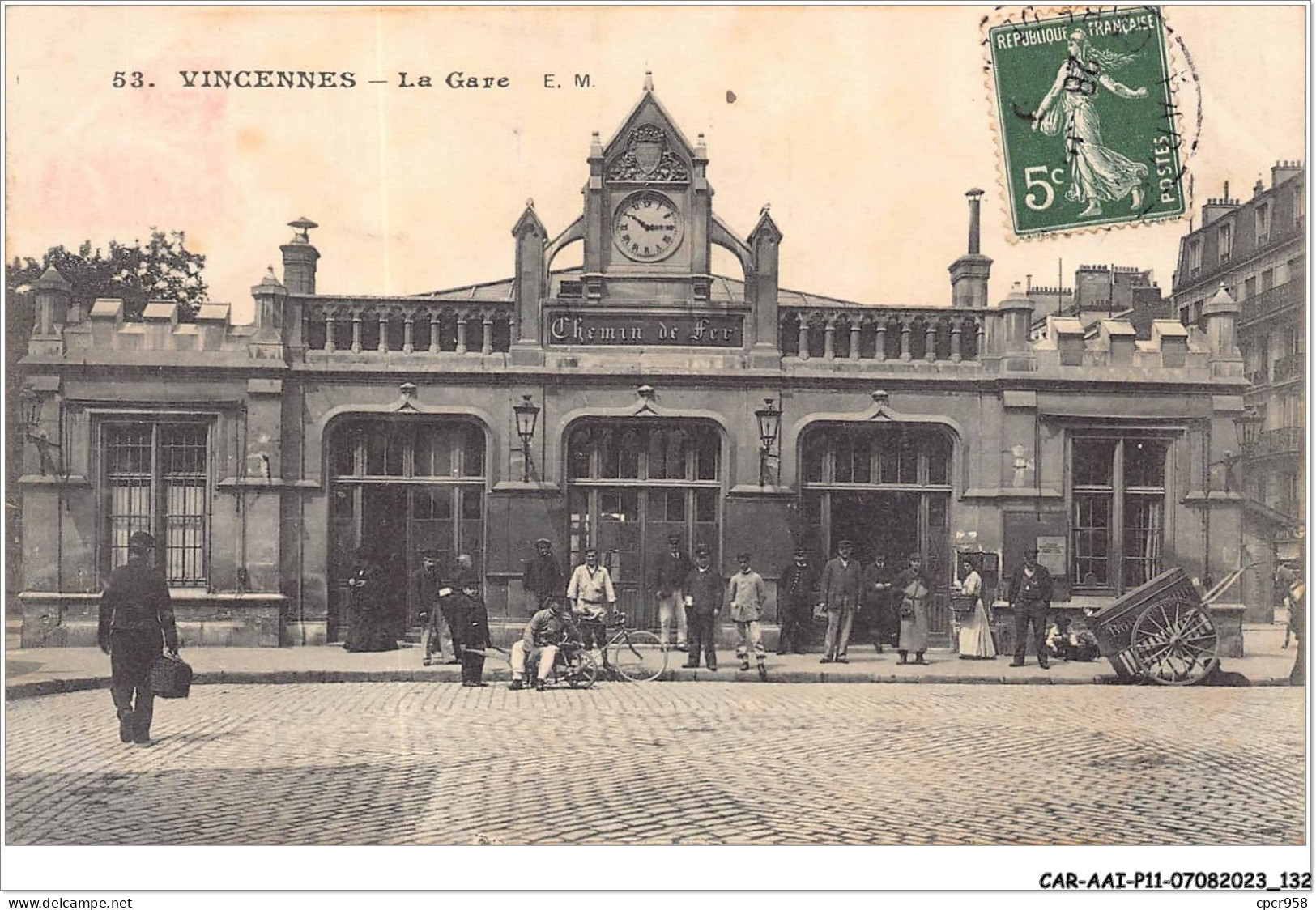 CAR-AAIP11-94-1046 - VINCENNES - La Gare  - Vincennes