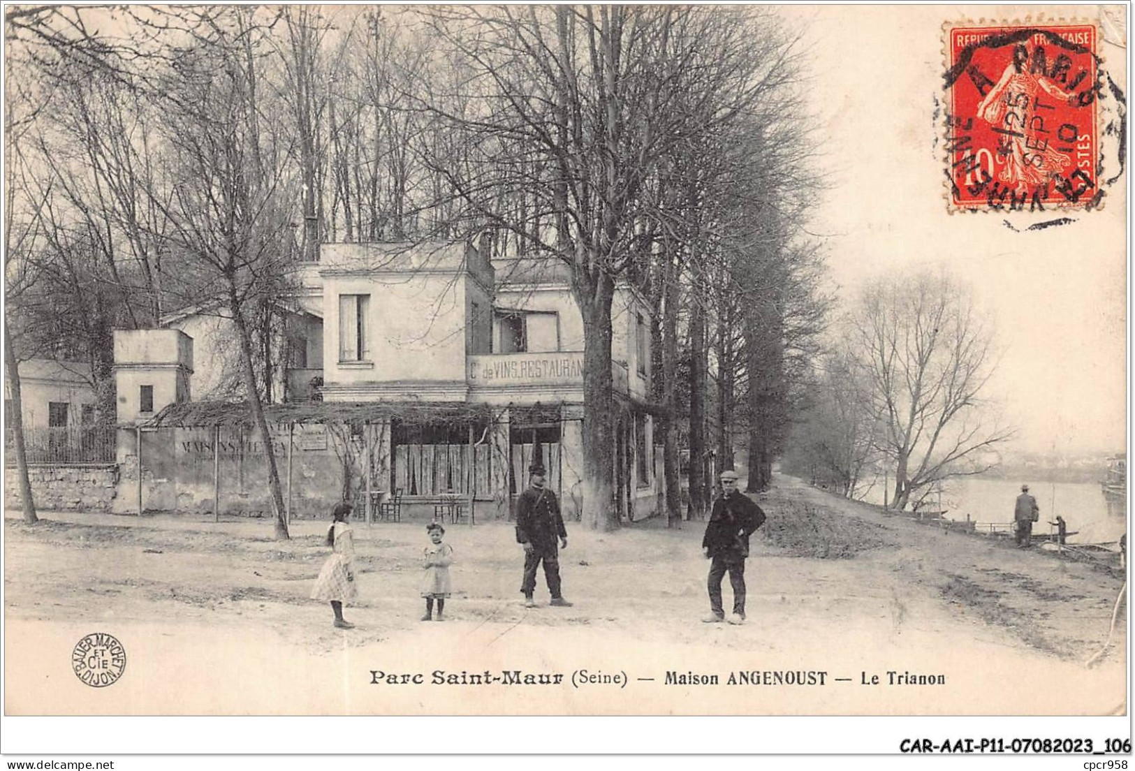 CAR-AAIP11-94-1033 - PARC SAINT MAUR - Maison Angenoust - Le Trianon - Saint Maur Des Fosses