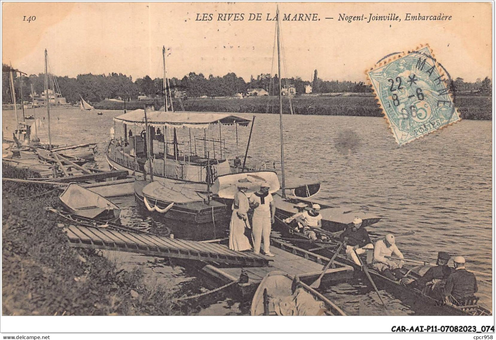 CAR-AAIP11-94-1017 - NOGENT JOINVILLE - Les Rives De La Marne - Embarcadere - Nogent Sur Marne