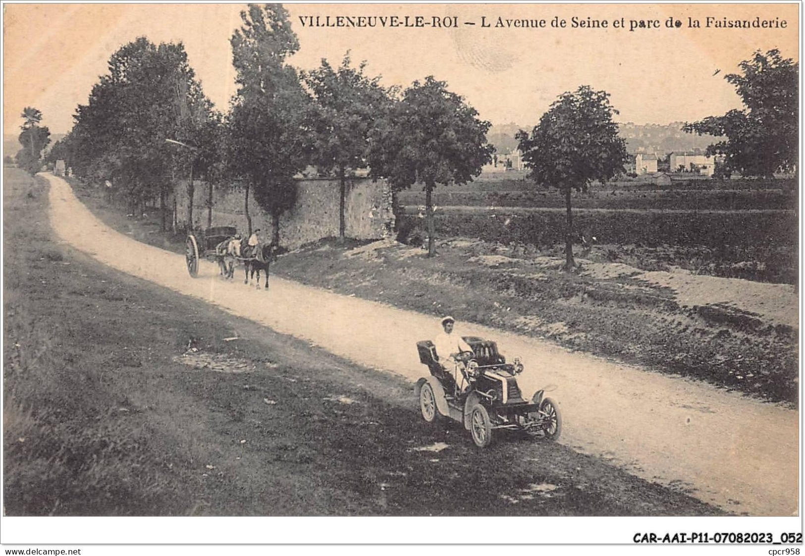 CAR-AAIP11-94-1006 - VILLENEUVE LE ROI - L'avenue De Seine Et Parc De La Faisanderie - Villeneuve Saint Georges