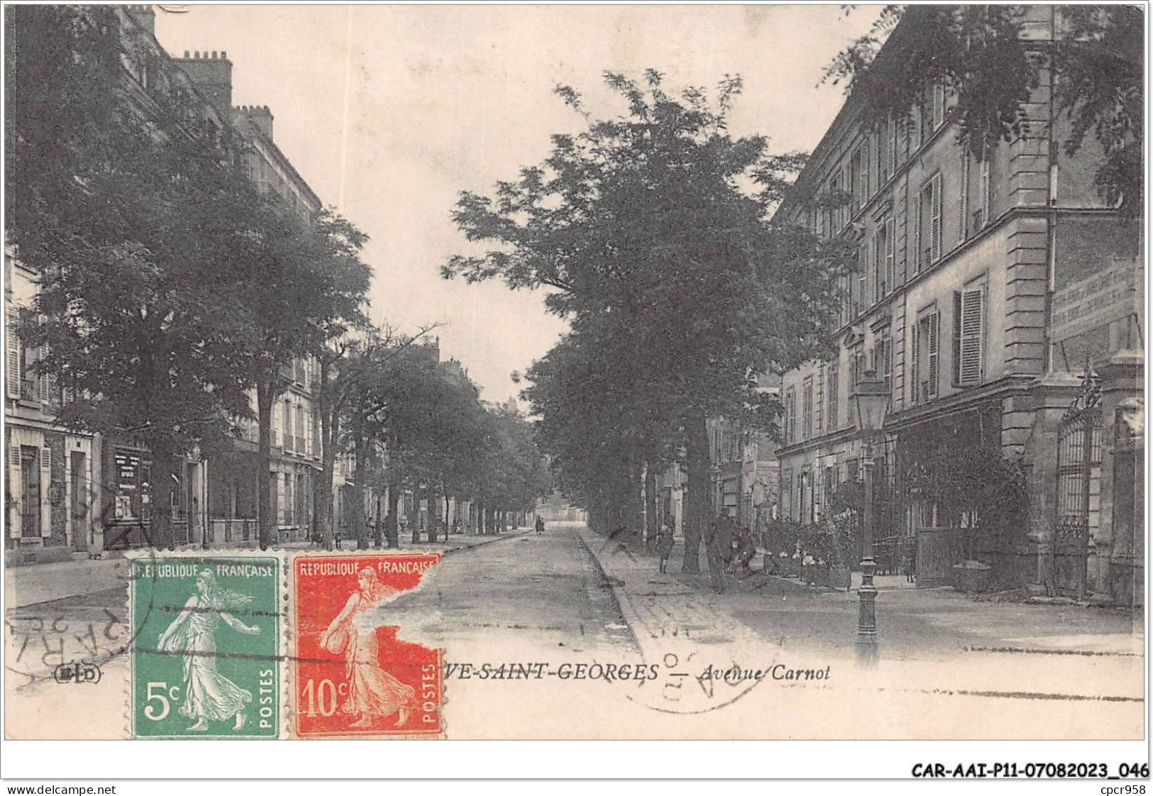 CAR-AAIP11-94-1003 - VILLENEUVE SAINT GEORGES - Avenue Carnot  - Villeneuve Saint Georges