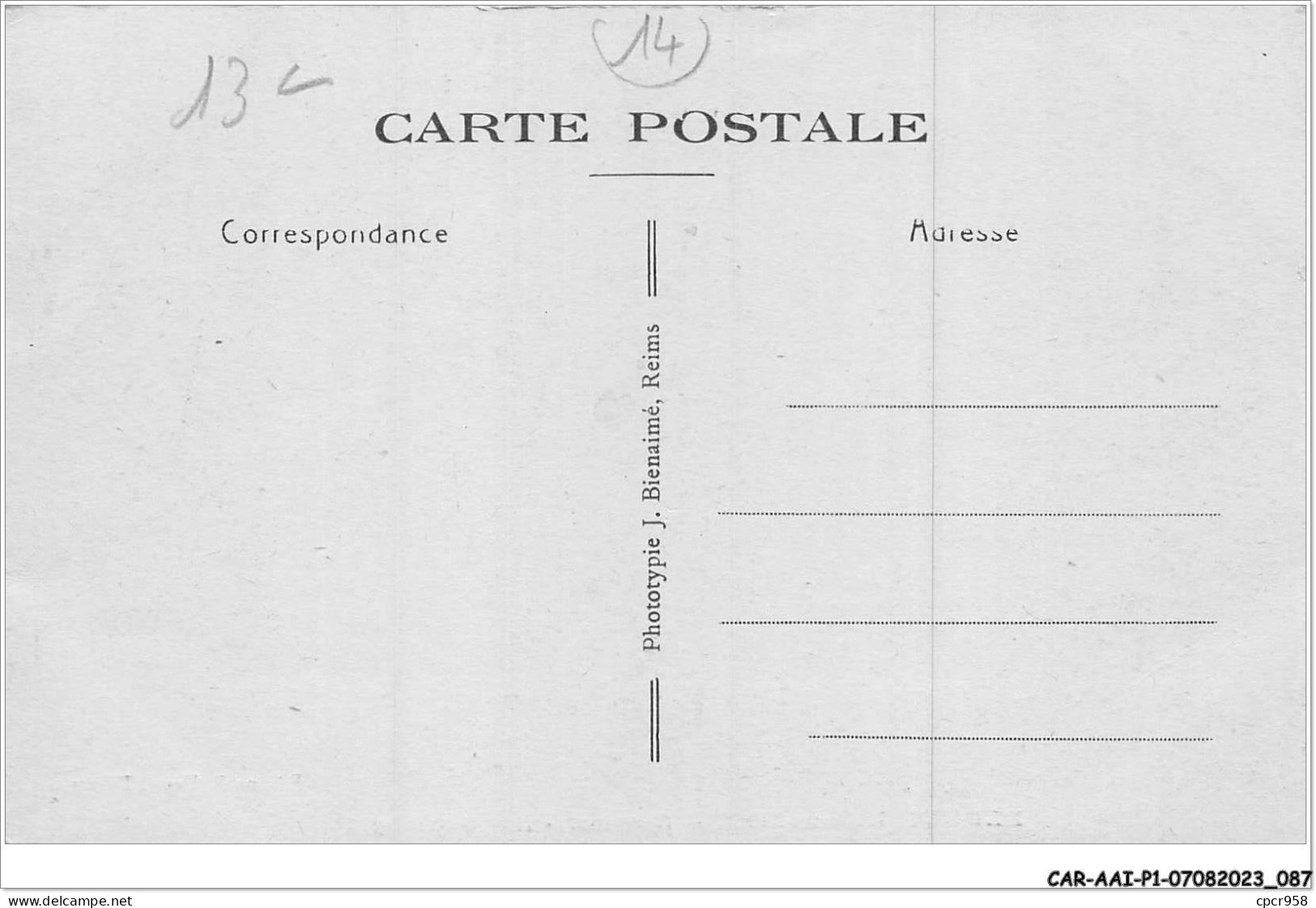 CAR-AAIP1-14-0044 - BLONVILLE SUR MER - Carrefour - Rue De Canisy - Magasin De Modes De Paris - Other & Unclassified