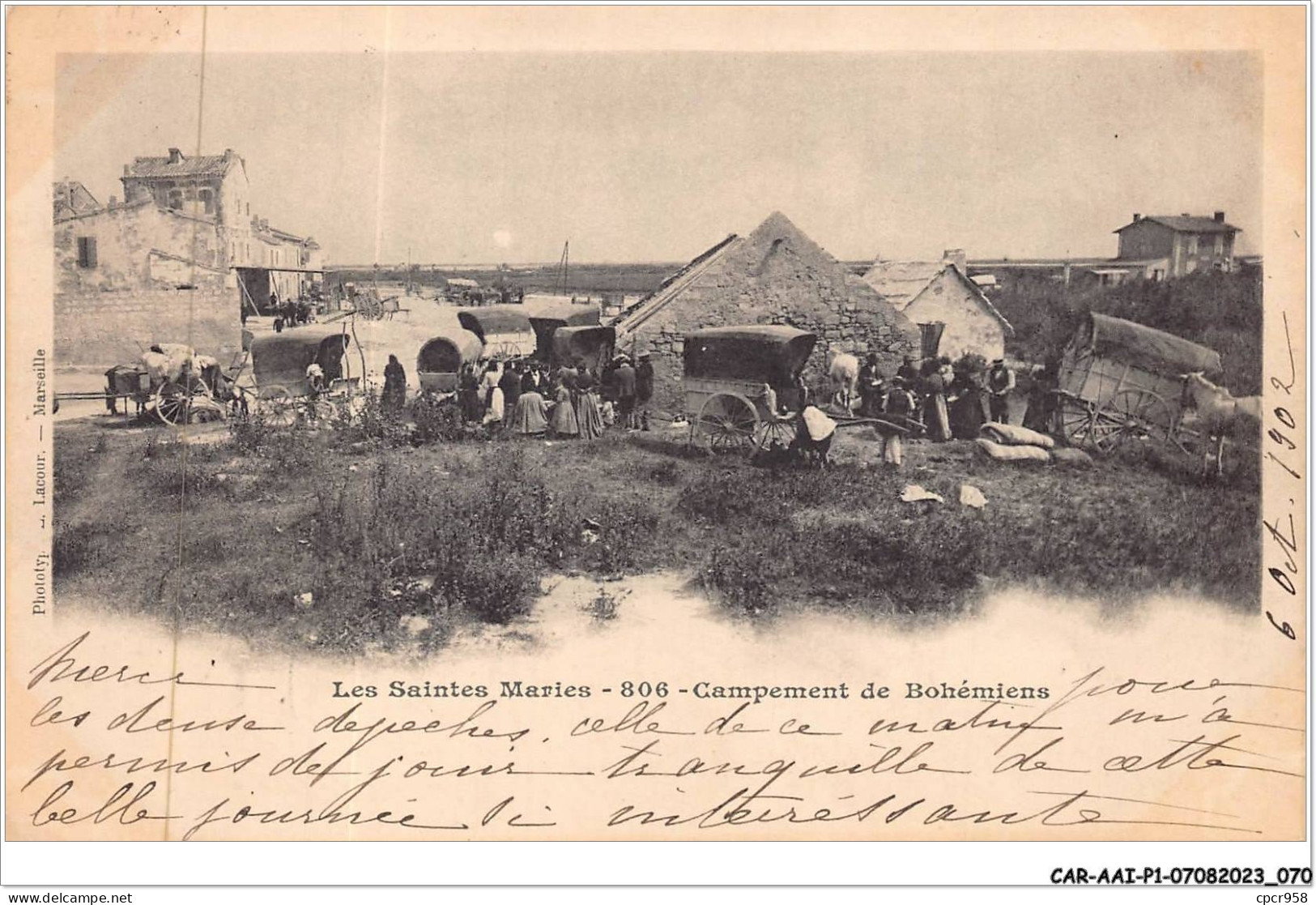 CAR-AAIP1-13-0036 - LES SAINTES MARIES - Campement De Bohemiens - Saintes Maries De La Mer