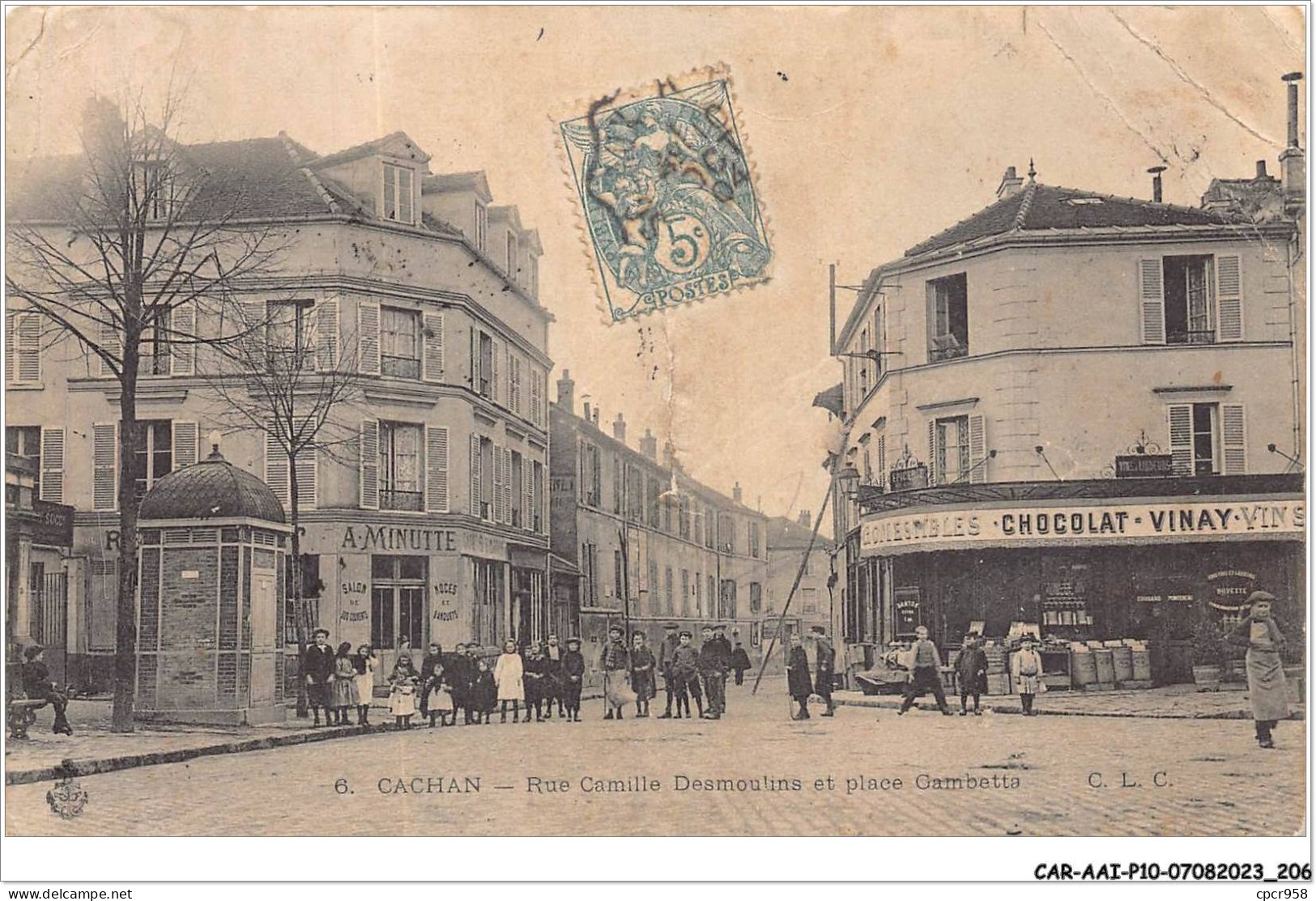 CAR-AAIP10-94-0966 - CACHAN - Rue Camille Desmoulins Et Place Gambetta - Cachan
