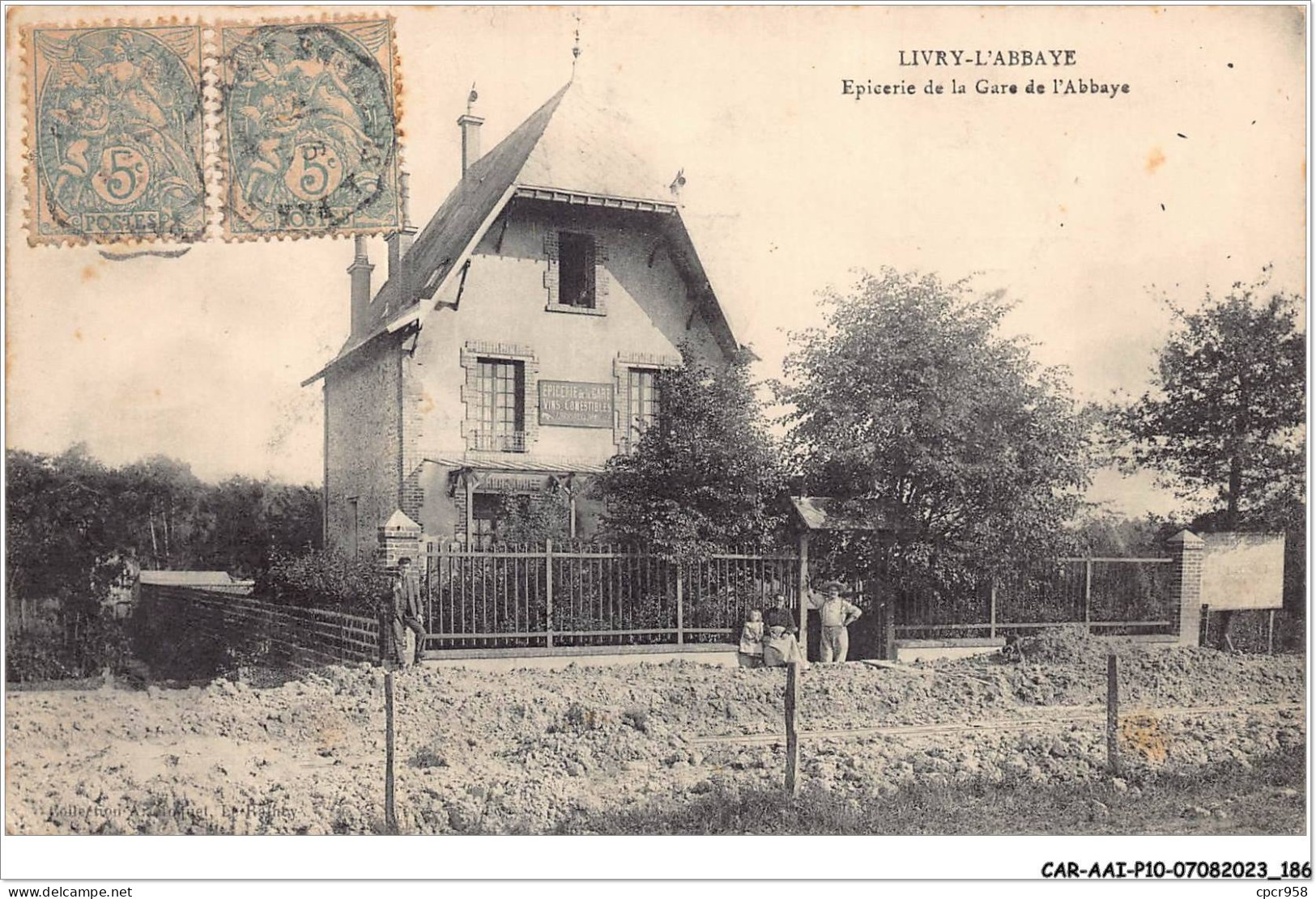 CAR-AAIP10-93-0956 - LIVRY-L'ABBAYE - Epicerie De La Gare De L'Abbaye - Livry Gargan