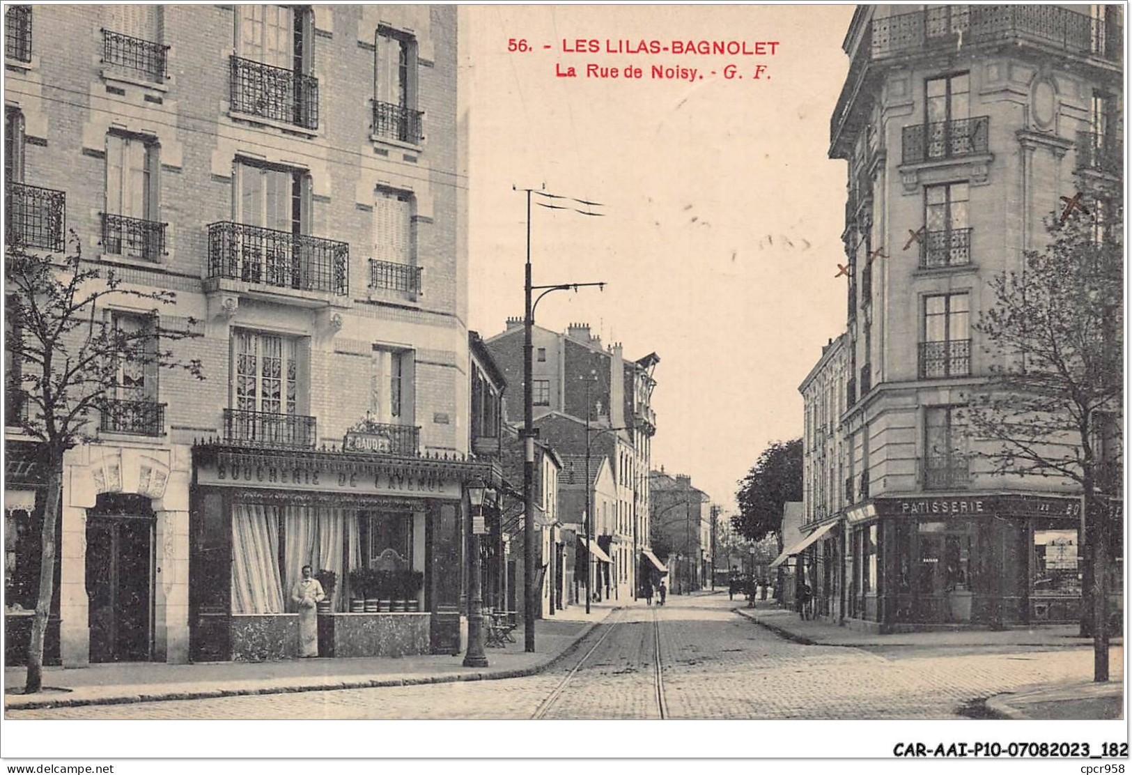 CAR-AAIP10-93-0954 - LES LILAS-BAGNOLET - La Rue De Noisy  - Les Lilas