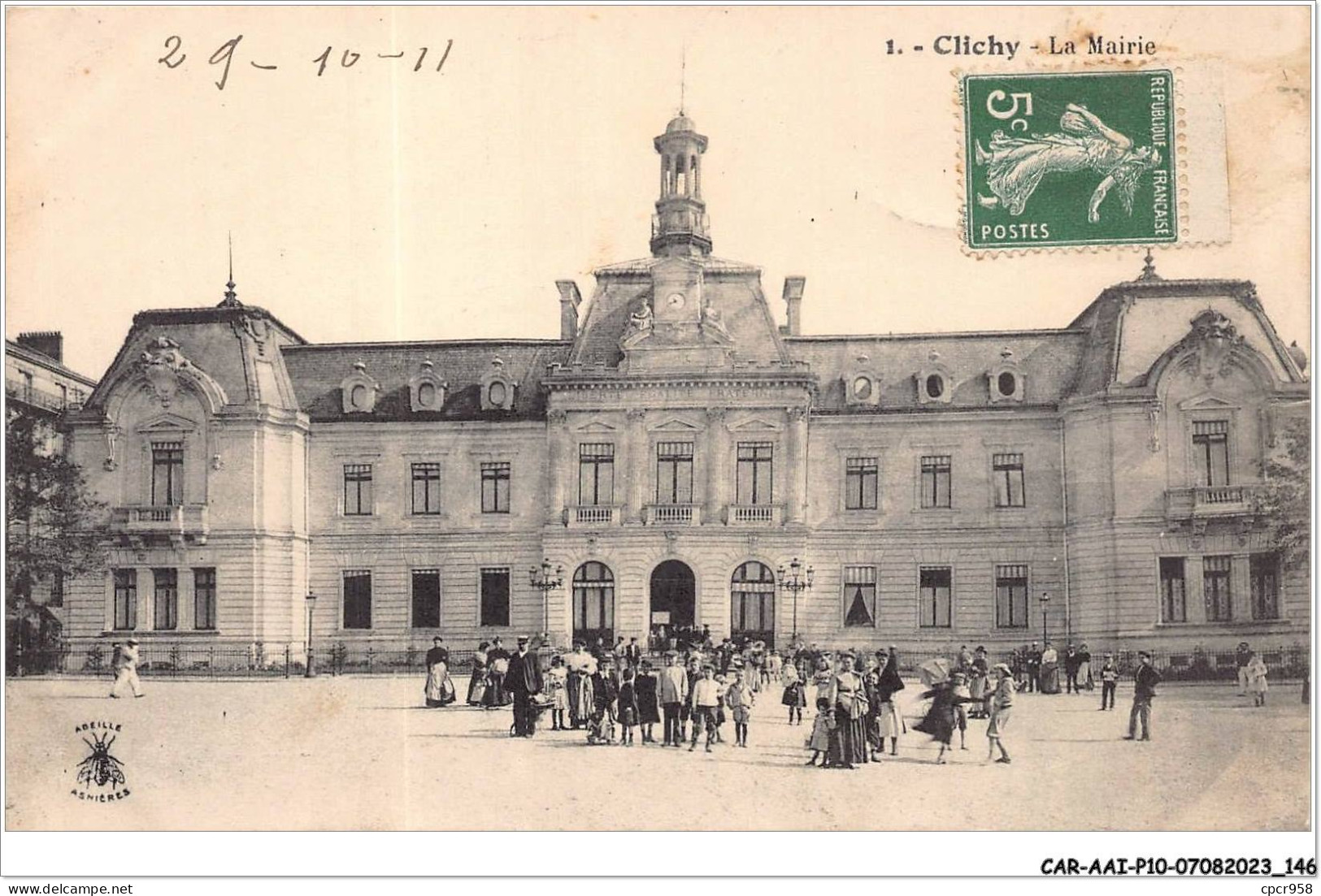 CAR-AAIP10-92-0936 - CLICHY - La Mairie  - Clichy