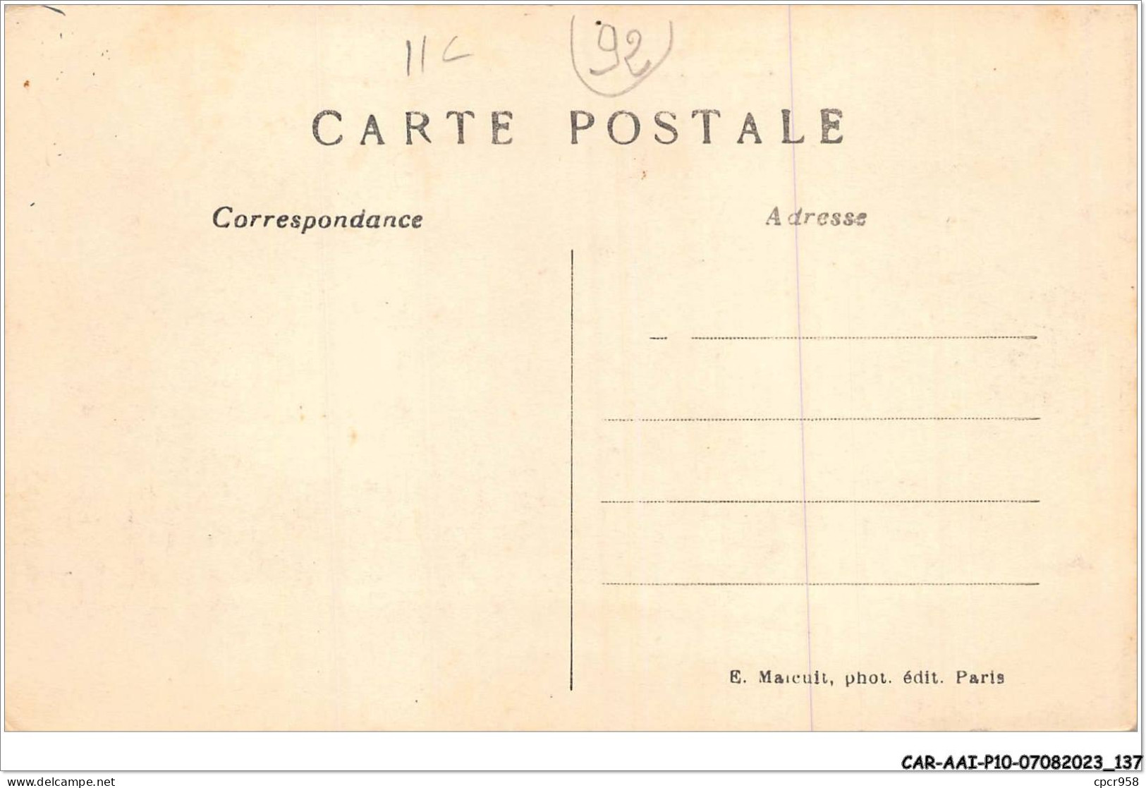 CAR-AAIP10-92-0931 - CLAMART - Rue De L'Union  - Clamart