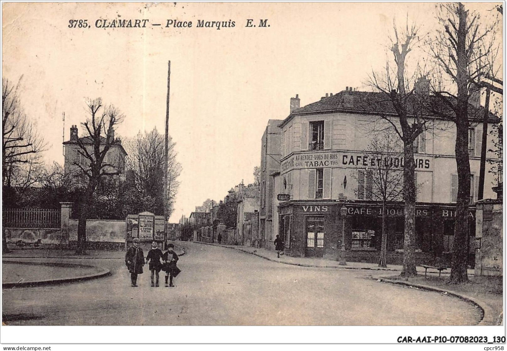 CAR-AAIP10-92-0928 - CLAMART - Place Marquis - Cafe - Clamart