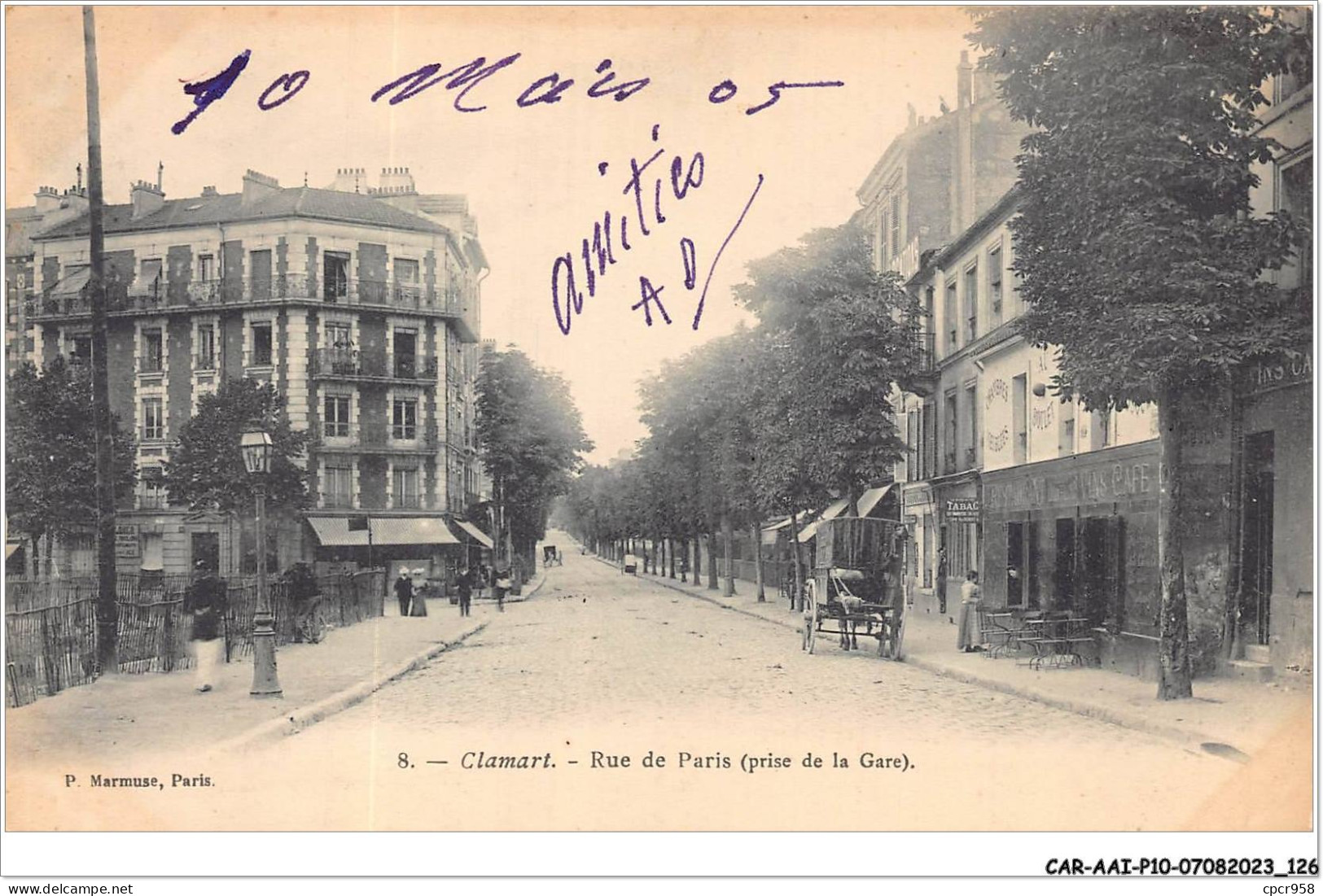 CAR-AAIP10-92-0926 - CLAMART - Rue De Paris (porise De La Gare)  - Clamart