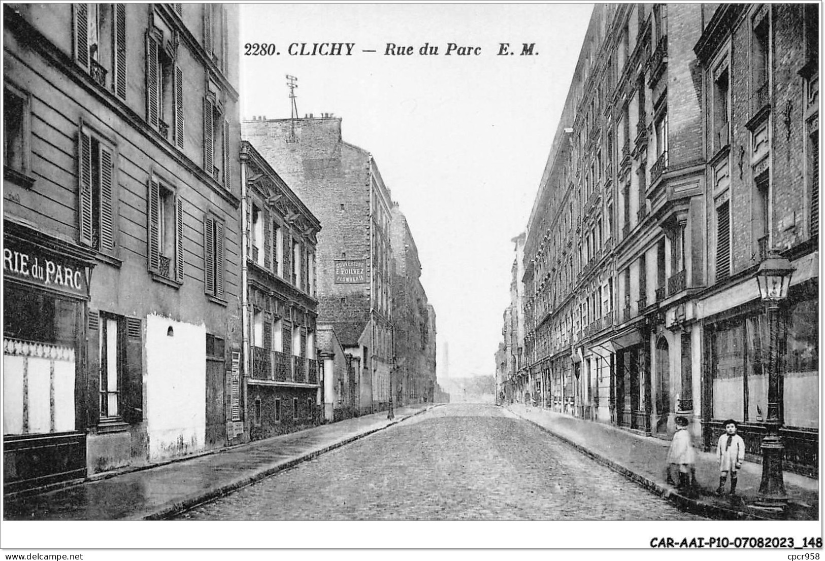 CAR-AAIP10-92-0937 - CLICHY - Rue Du Parc - Clichy