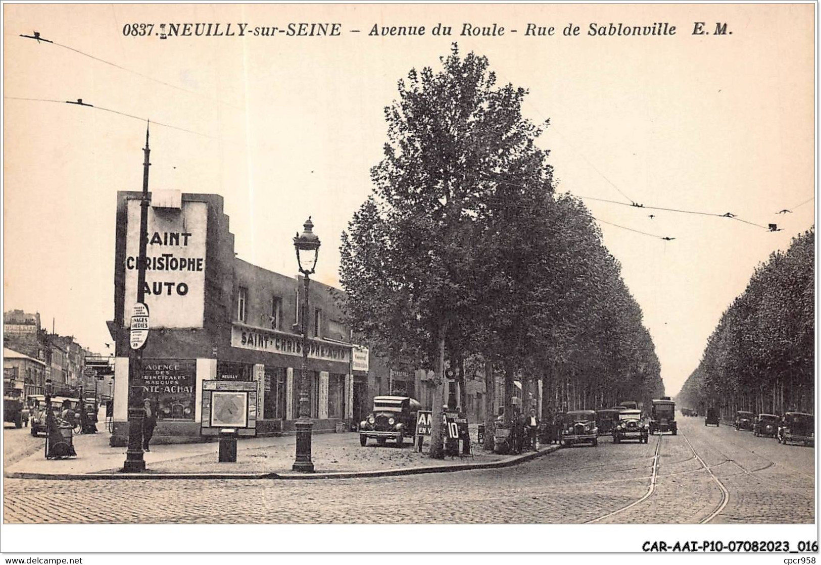 CAR-AAIP10-92-0871 - NEUILLY SUR SEINE - Avenue Du Roule - Rue De Sablonville - Neuilly Sur Seine