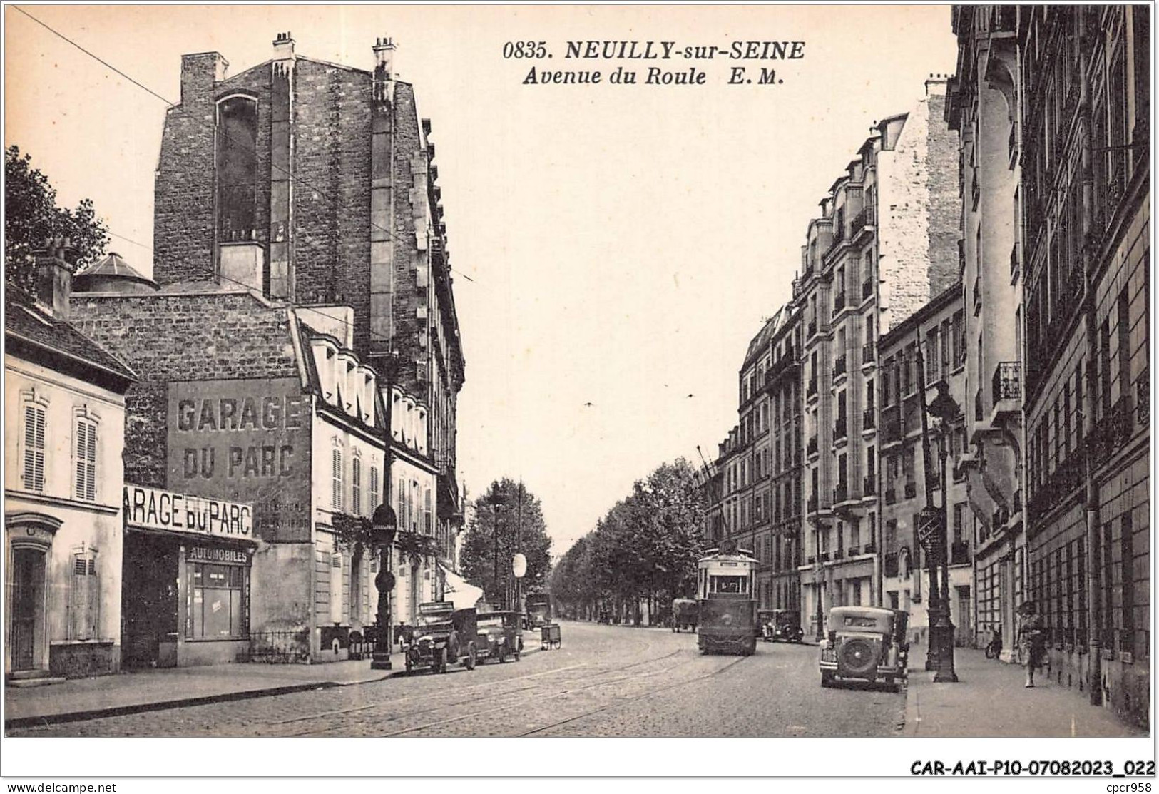 CAR-AAIP10-92-0874 - NEUILLY SUR SEINE - Avenue Du Roule - Garage Du Parc  - Neuilly Sur Seine