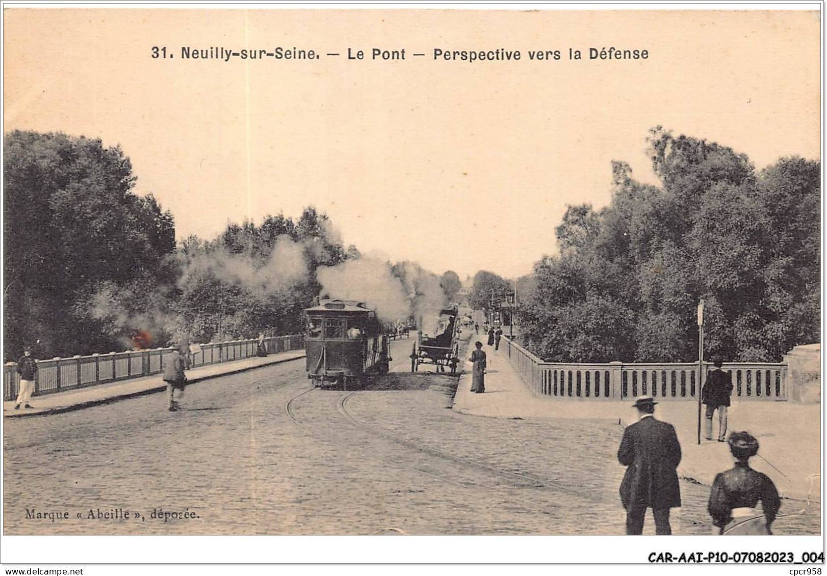 CAR-AAIP10-92-0865 - NEUILLY SUR SEINE - Le Pont - Perspective Vers La D°fense - Neuilly Sur Seine