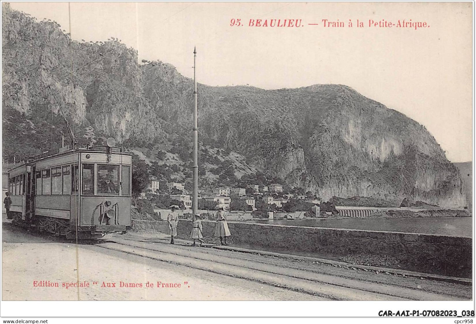 CAR-AAIP1-06-0020 - BEAULIEU - Train A La Petite Afrique  - Beaulieu-sur-Mer