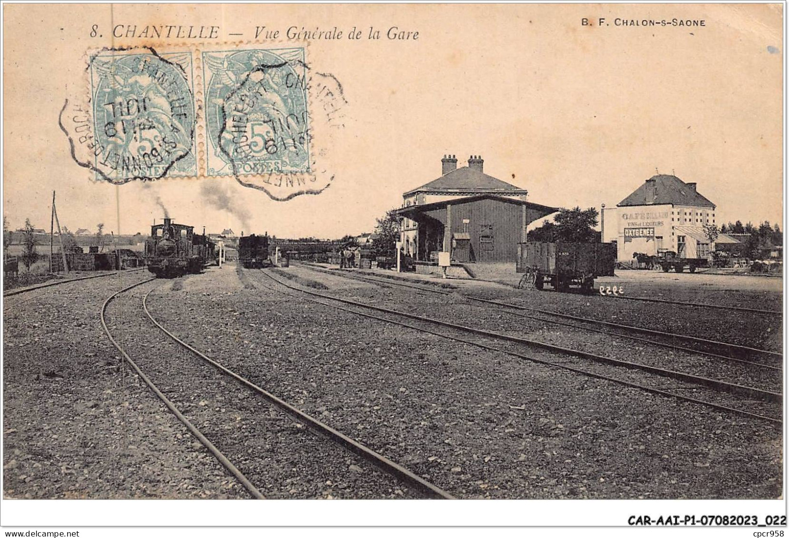 CAR-AAIP1-03-0012 - Chantelle - Vue Générale De La Gare - Train - Sonstige & Ohne Zuordnung