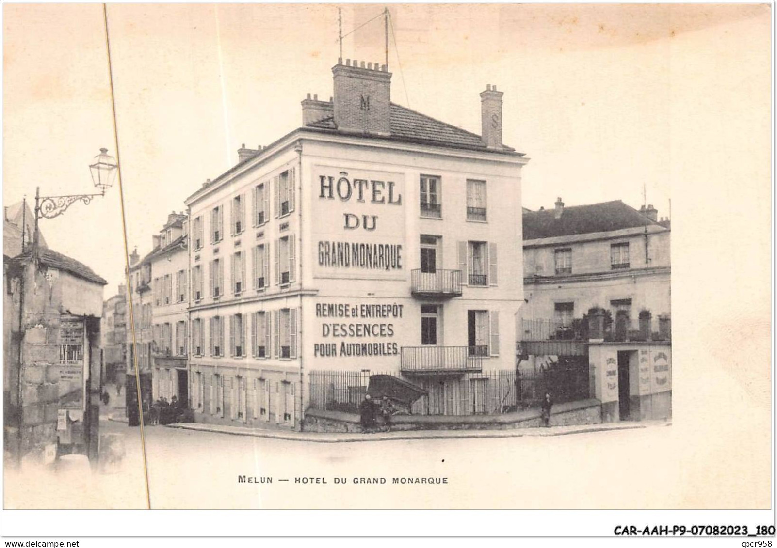 CAR-AAHP9-77-0860 - MELUN - Hôtel Du Grand Monarque - Melun