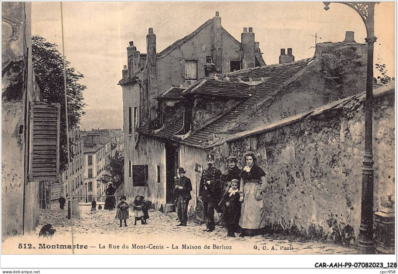 CAR-AAHP9-75-0834 - PARIS XVIII - MONTMARTRE - La Rue Du Mont-cenis - La Maison De Berlioz - Arrondissement: 18