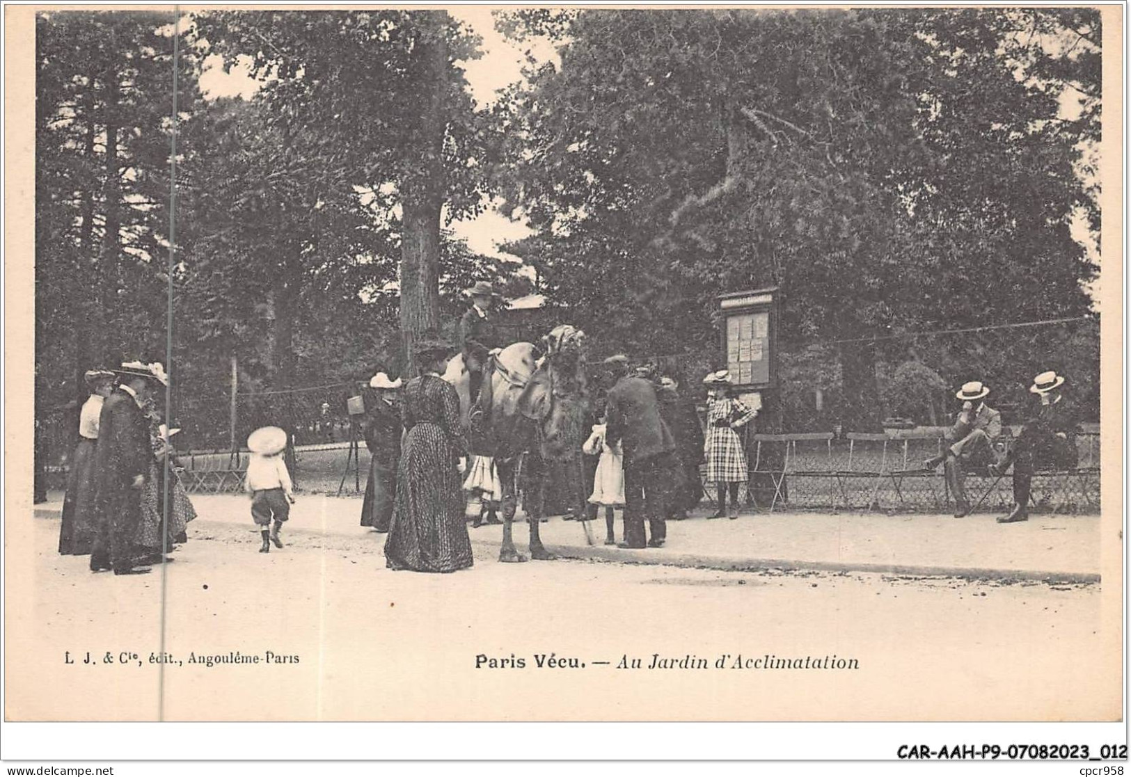 CAR-AAHP9-75-0776 - PARIS-VECU - Au Jardin D'acclimatation - Parks, Gärten