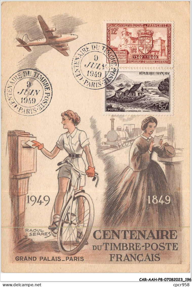 CAR-AAHP8-75-0768 - PARIS - Grand Palais - Centenaire Du Timbre-poste Français 1849 - Vignette - Sonstige & Ohne Zuordnung