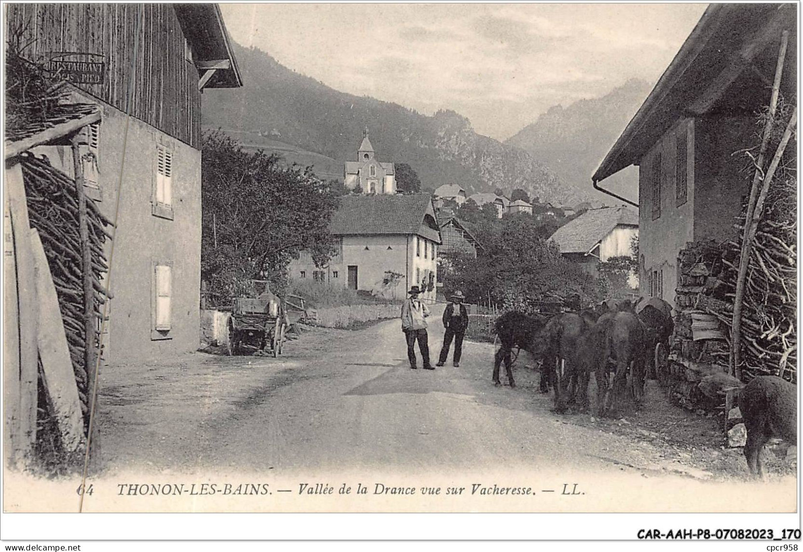 CAR-AAHP8-74-0755 - THONON-LES-BAINS - Vallée De La Drance Vue Sur Vacheresse - Thonon-les-Bains