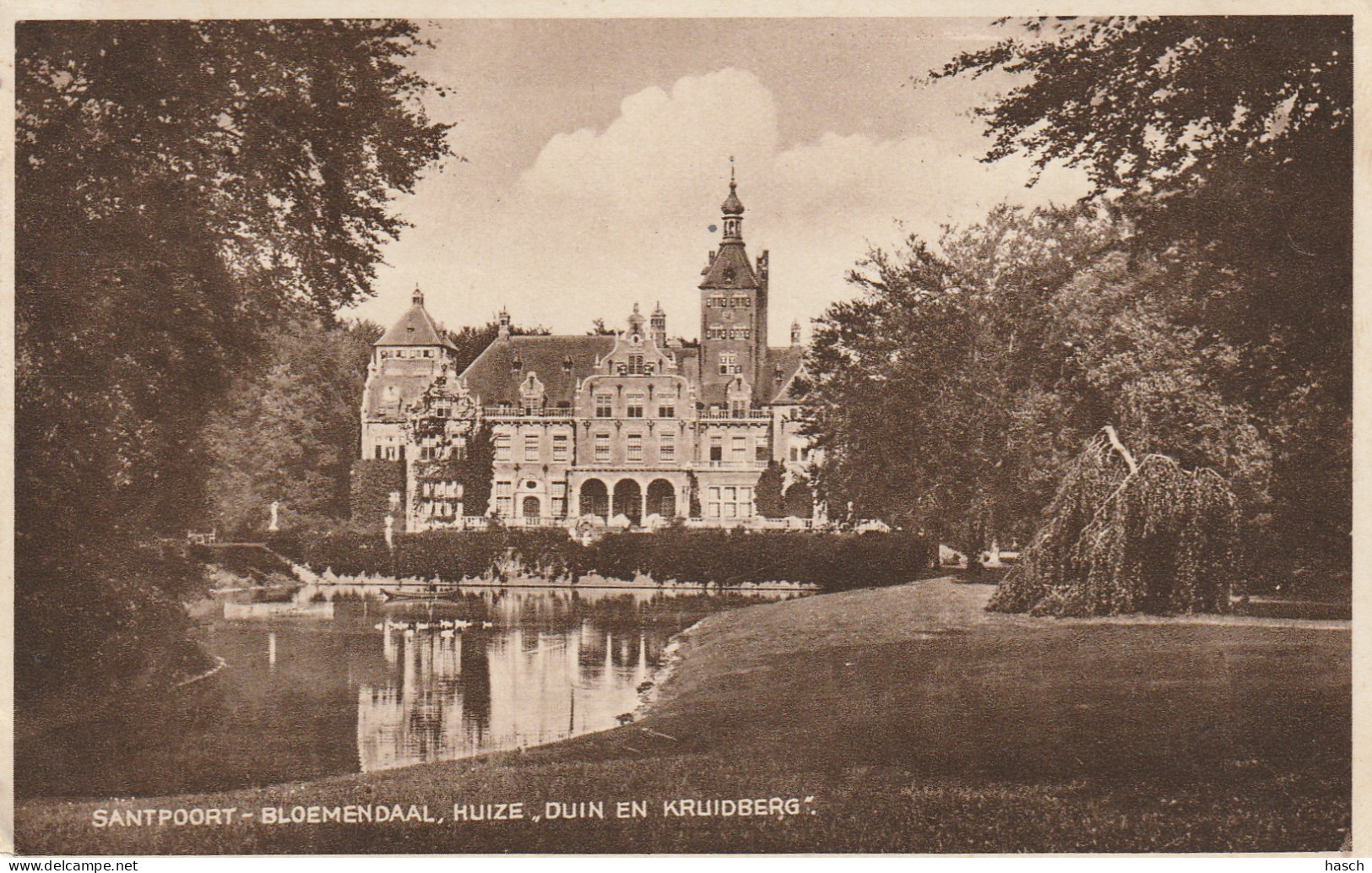 4933 59 Santpoort Bloemendaal Huize Duin En Kruidberg. 1932.  - Other & Unclassified