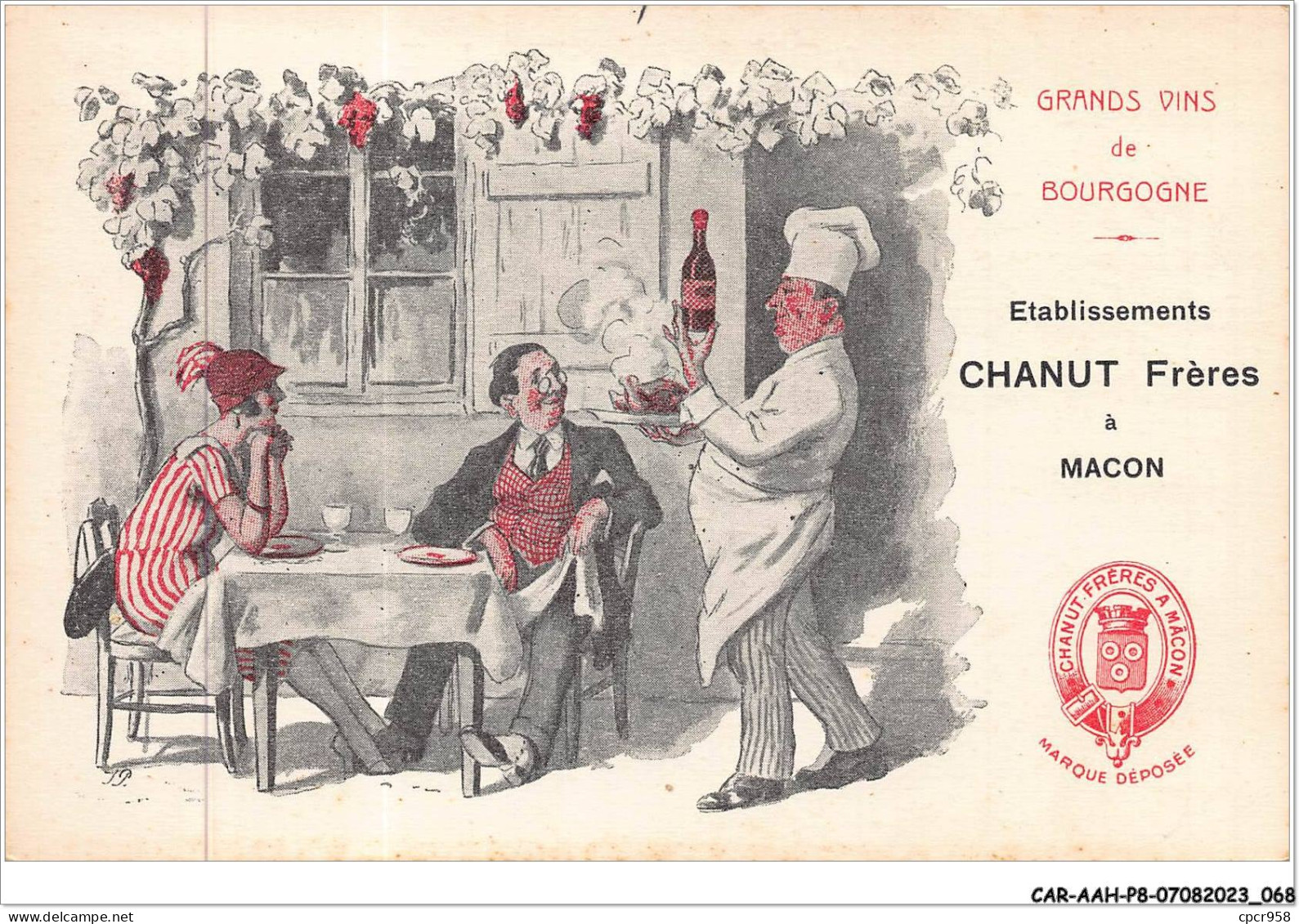 CAR-AAHP8-71-0704 - MACON - Grands Vins De Bourgogne - établissement Chanut Frères - Macon