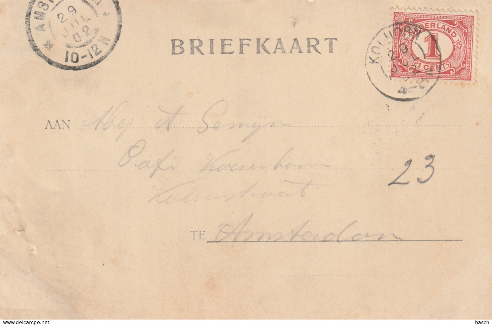 4933 72 Barsingerhorn, 1902. (Zie Rechterkant)  - Sonstige & Ohne Zuordnung