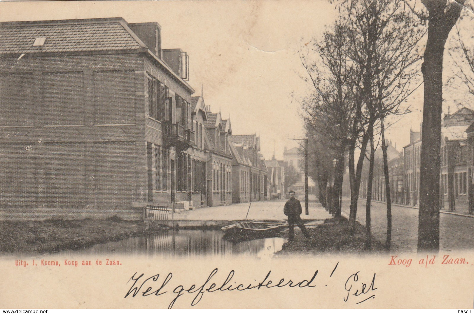 4933 75 Koog Aan De Zaan, (Rond 1900)  - Zaanstreek