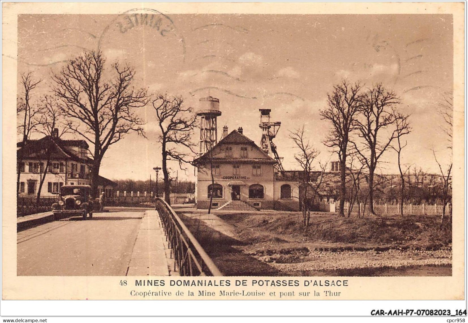 CAR-AAHP7-67-0652 - MINES DOMANIALES DE POTASSES D4ALSACE - Coopérative De La Mine Marie-louise Et Pont Sur La Thur - Autres & Non Classés