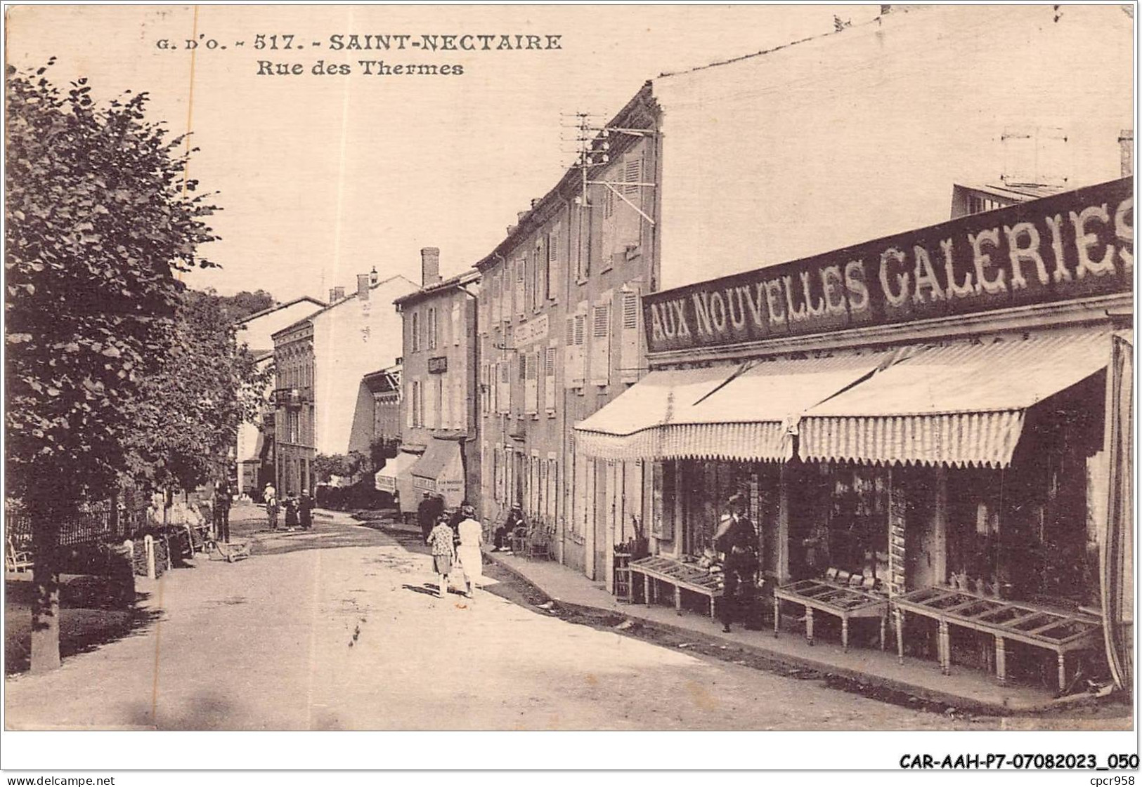 CAR-AAHP7-63-0595 - SAINT-NECTAIRE - Rue Des Thermes - Aux Nouvelles Galeries - Saint Nectaire