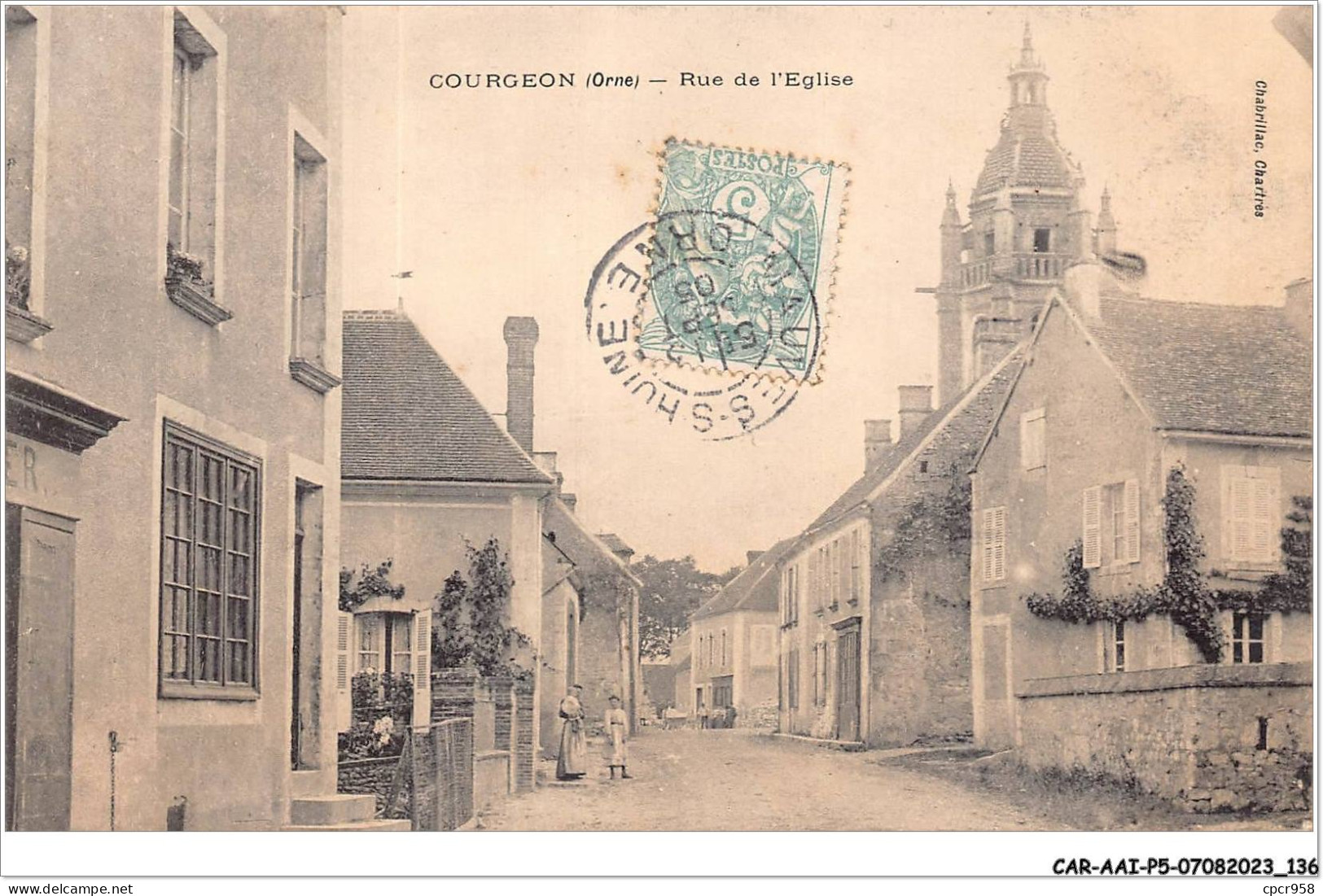 CAR-AAIP5-61-0444 - COURGEON - Rue De L'eglise  - Otros & Sin Clasificación