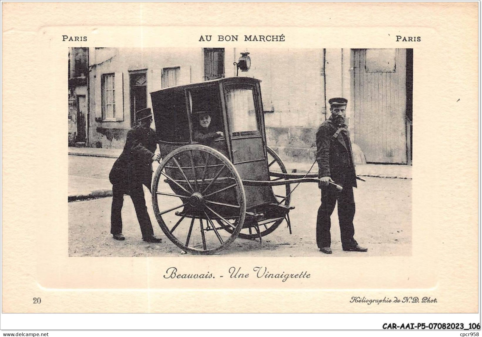 CAR-AAIP5-60-0429 - BEAUVAIS - Au Bon Marché - Une Vinaigrette -  - Beauvais