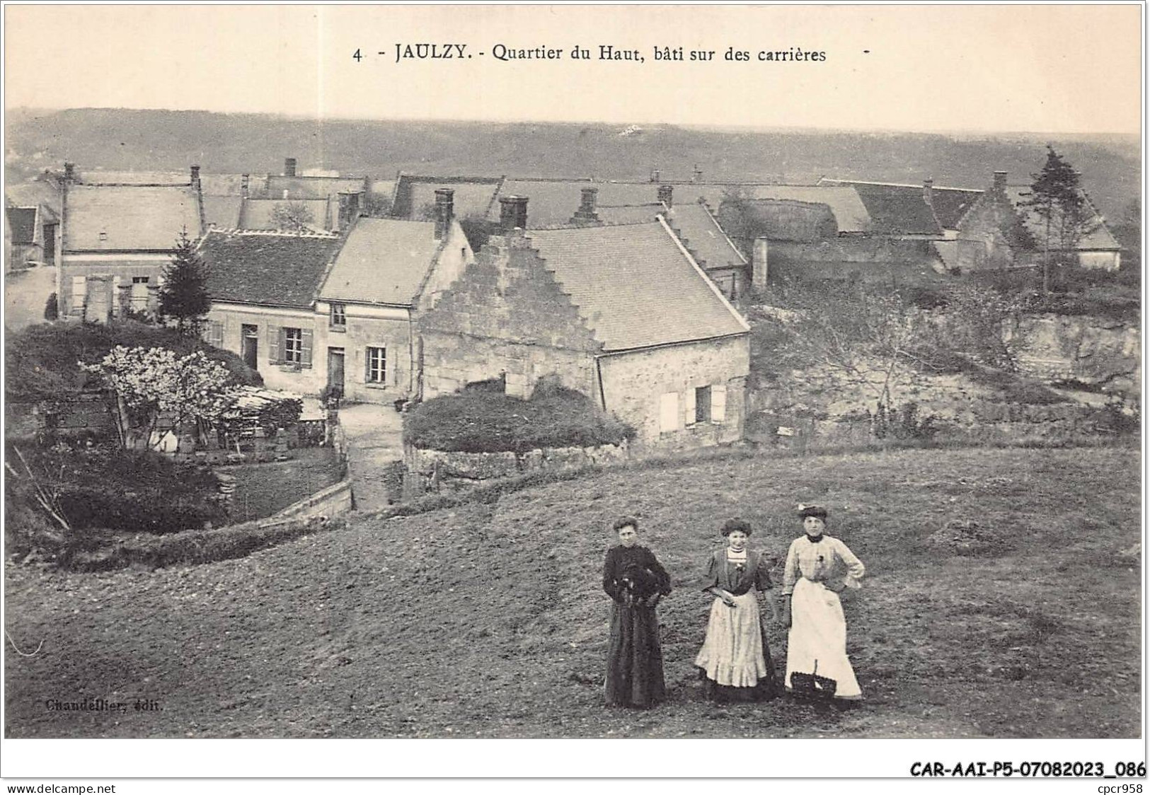 CAR-AAIP5-60-0419 - JAULZY - Quartier Du Haut, Bati Sur Des Carrieres - Mine - Autres & Non Classés