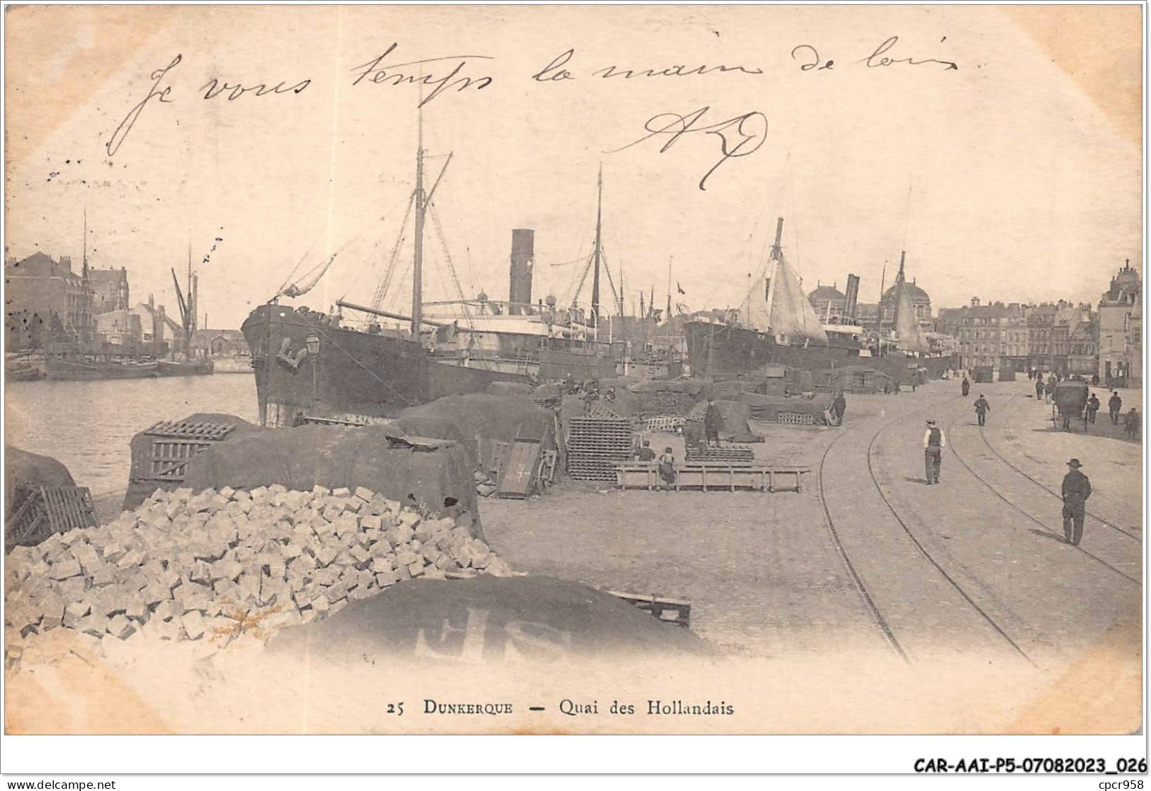 CAR-AAIP5-59-0389 - DUNKERQUE - Quai Des Hollandais - Bateaux - Dunkerque